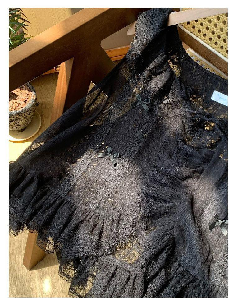 Sweetheart Dream Machine - Sweet Lolita Lace Vest - 4-color lightweight summer lace
