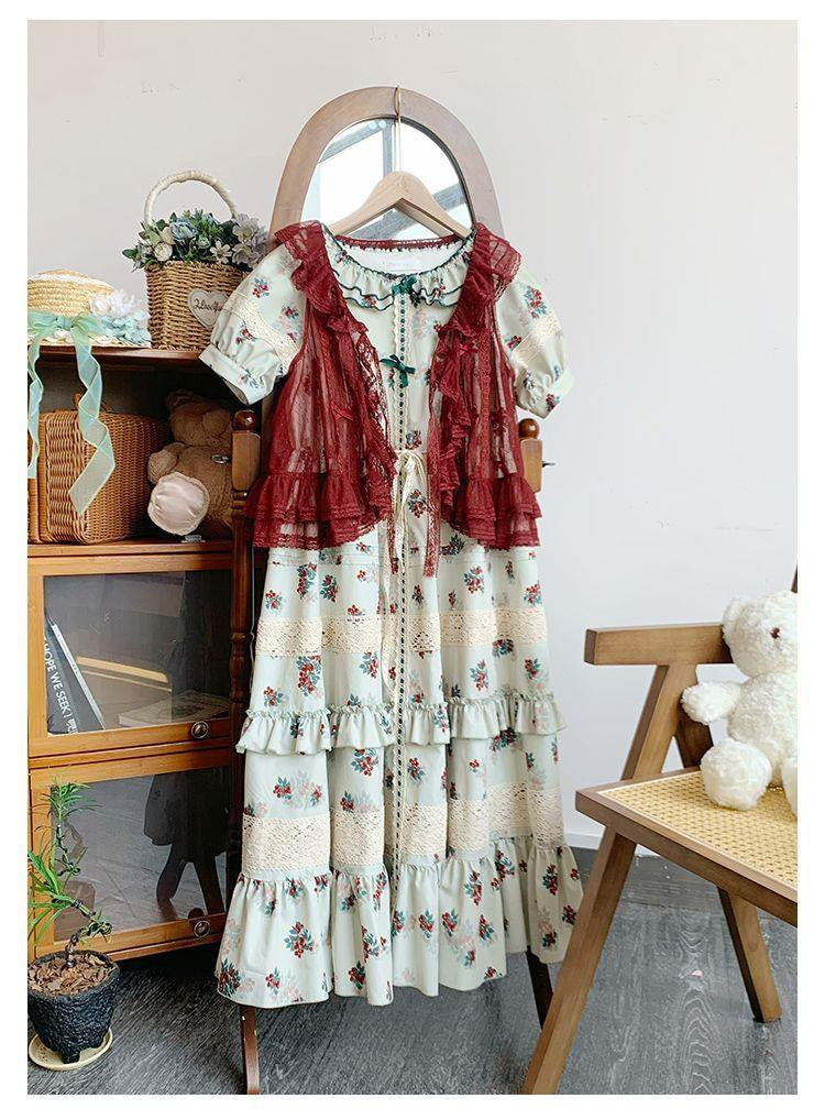 Sweetheart Dream Machine - Sweet Lolita Lace Vest - 4-color lightweight summer lace