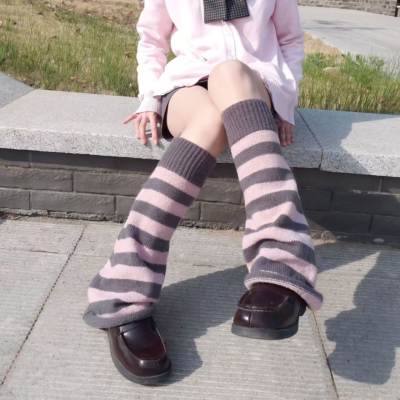 Fantasy Doll - Striped Bell Cuff - Leg Warmers