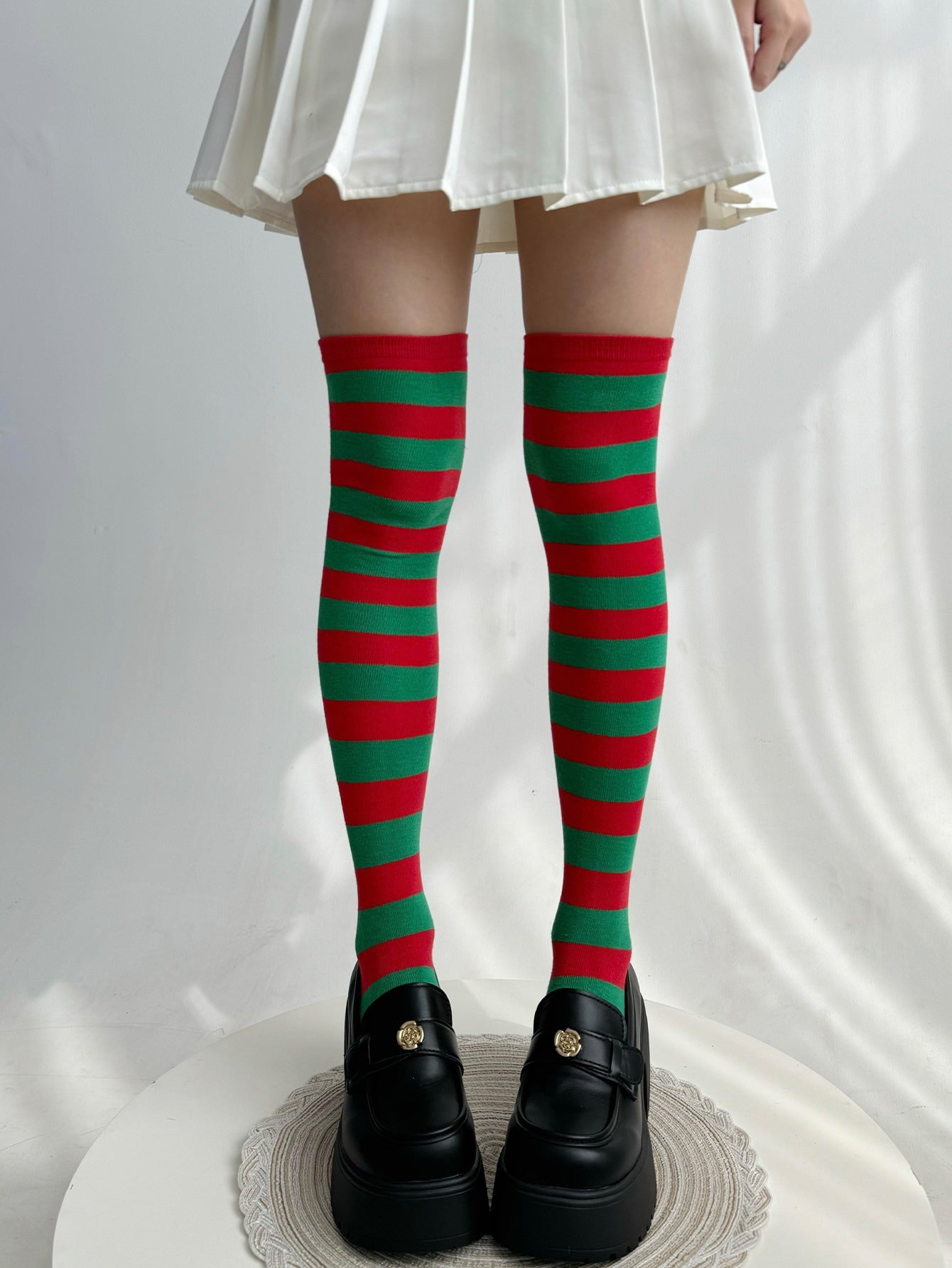 Fantasy Doll - Striped Bell Cuff - Leg Warmers