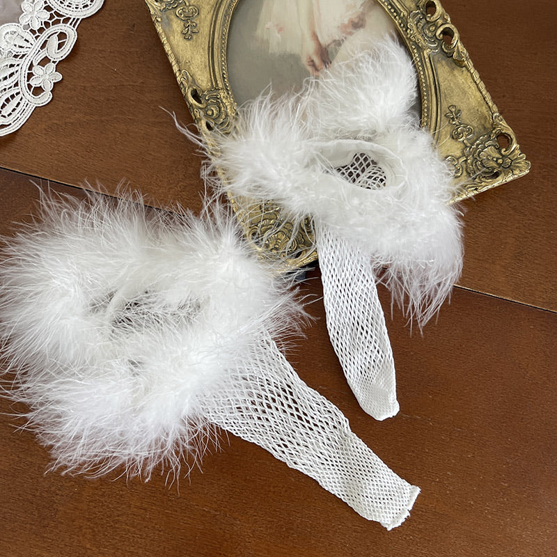 Sock Noble - Sheer Lace Trim Mid-Calf Socks - Mid-calf Lolita