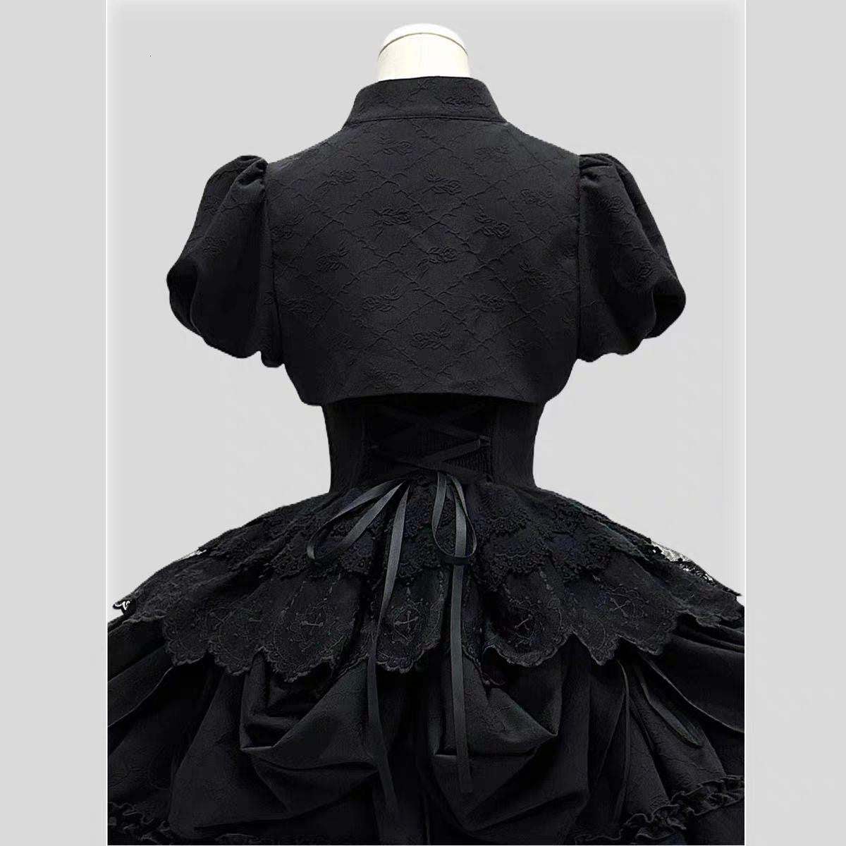 Dark Star Island - Dark Star Island - Guro Gothic Lolita vest with high stand