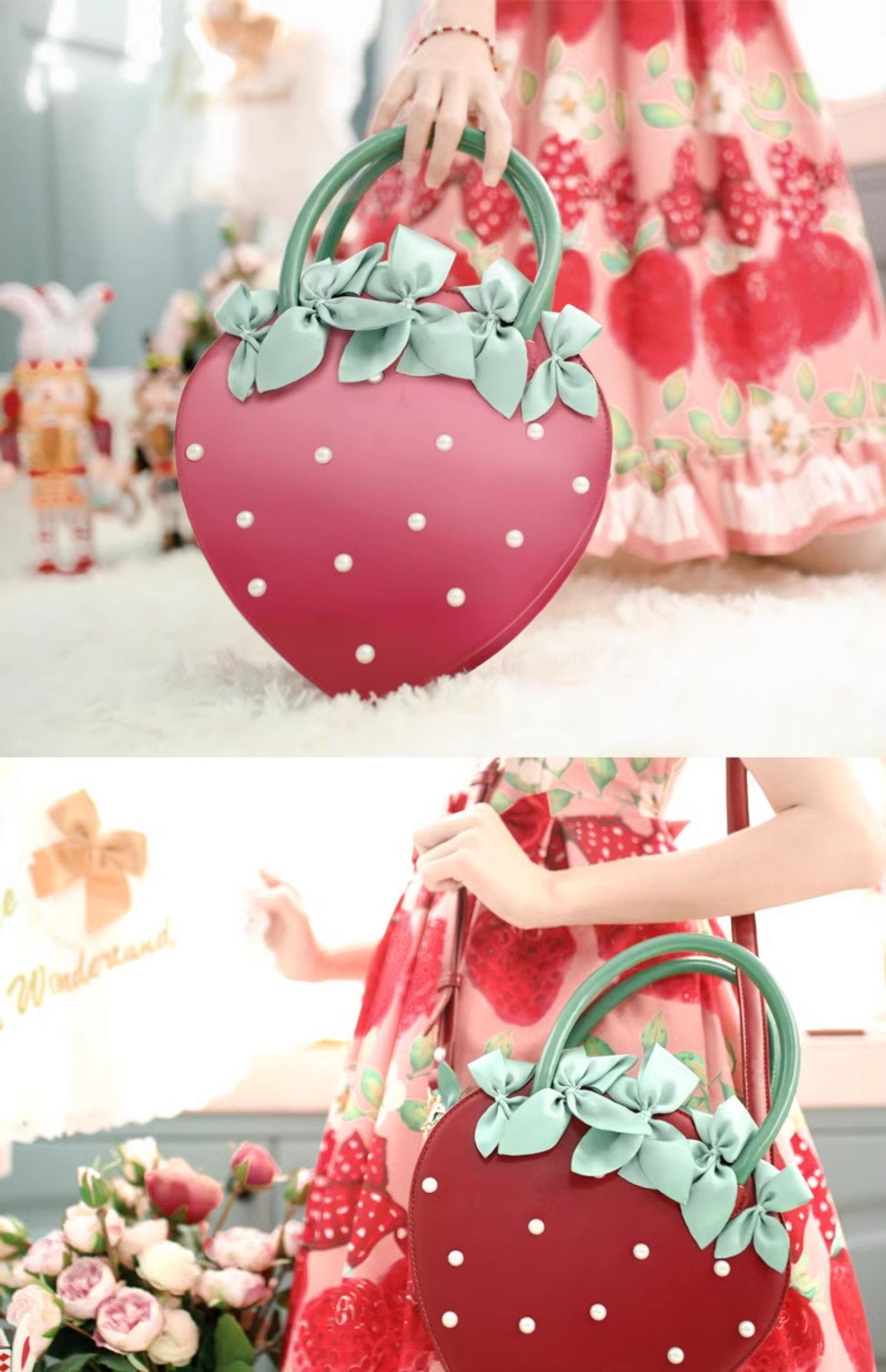LovelyLota - Strawberry Novelty Lolita Bag - Individually Selectable