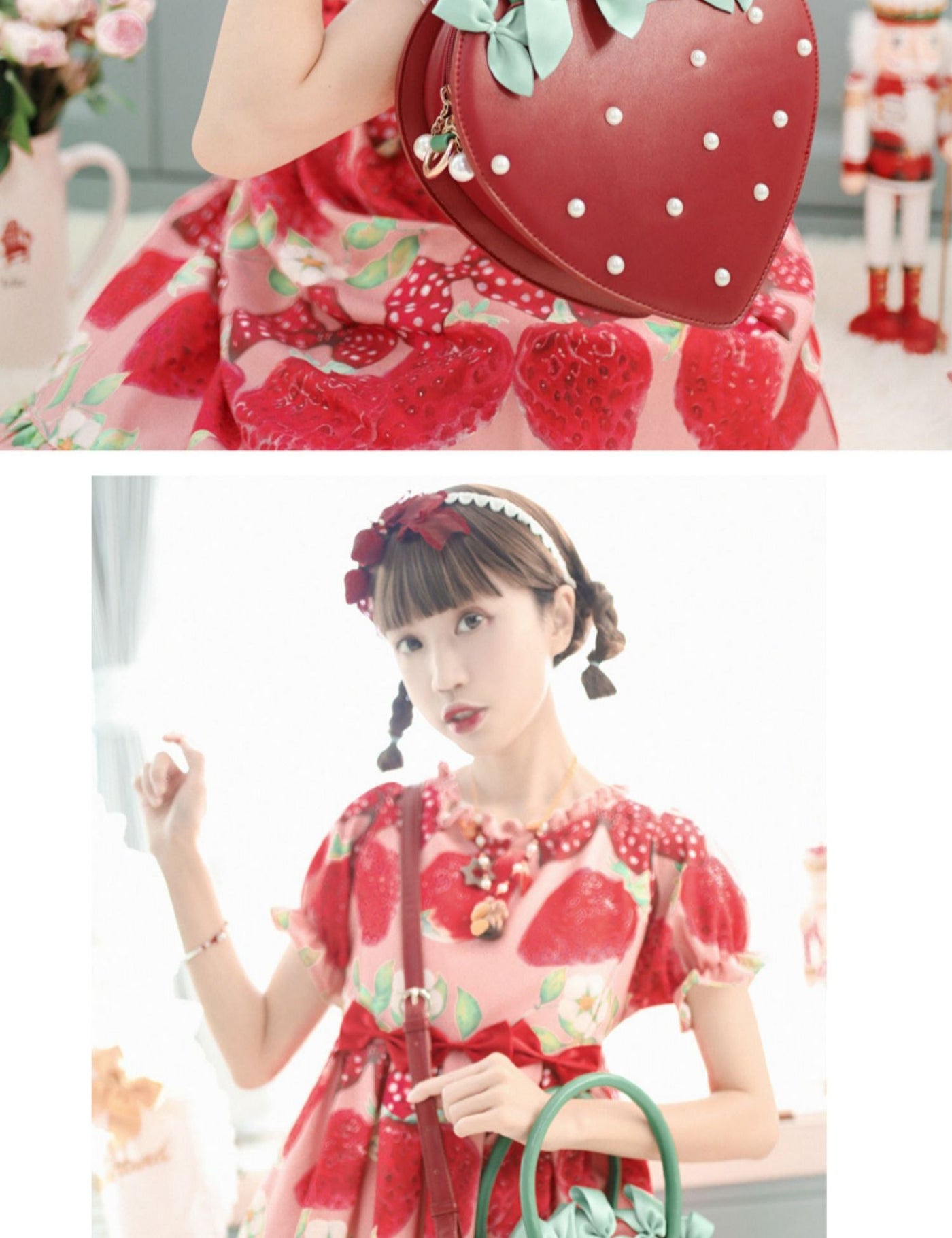 LovelyLota - Strawberry Novelty Lolita Bag - Individually Selectable