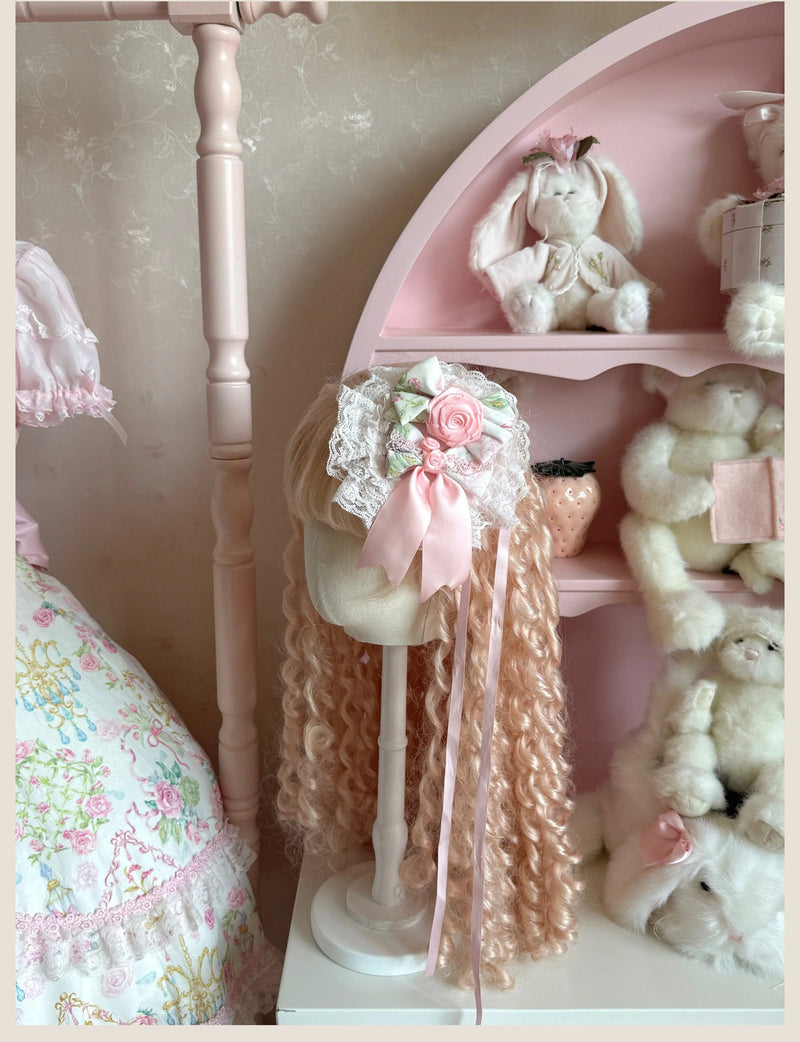Tata Long Ear - 2025 Spring Vintage Floral Lolita - Tiered sweetheart