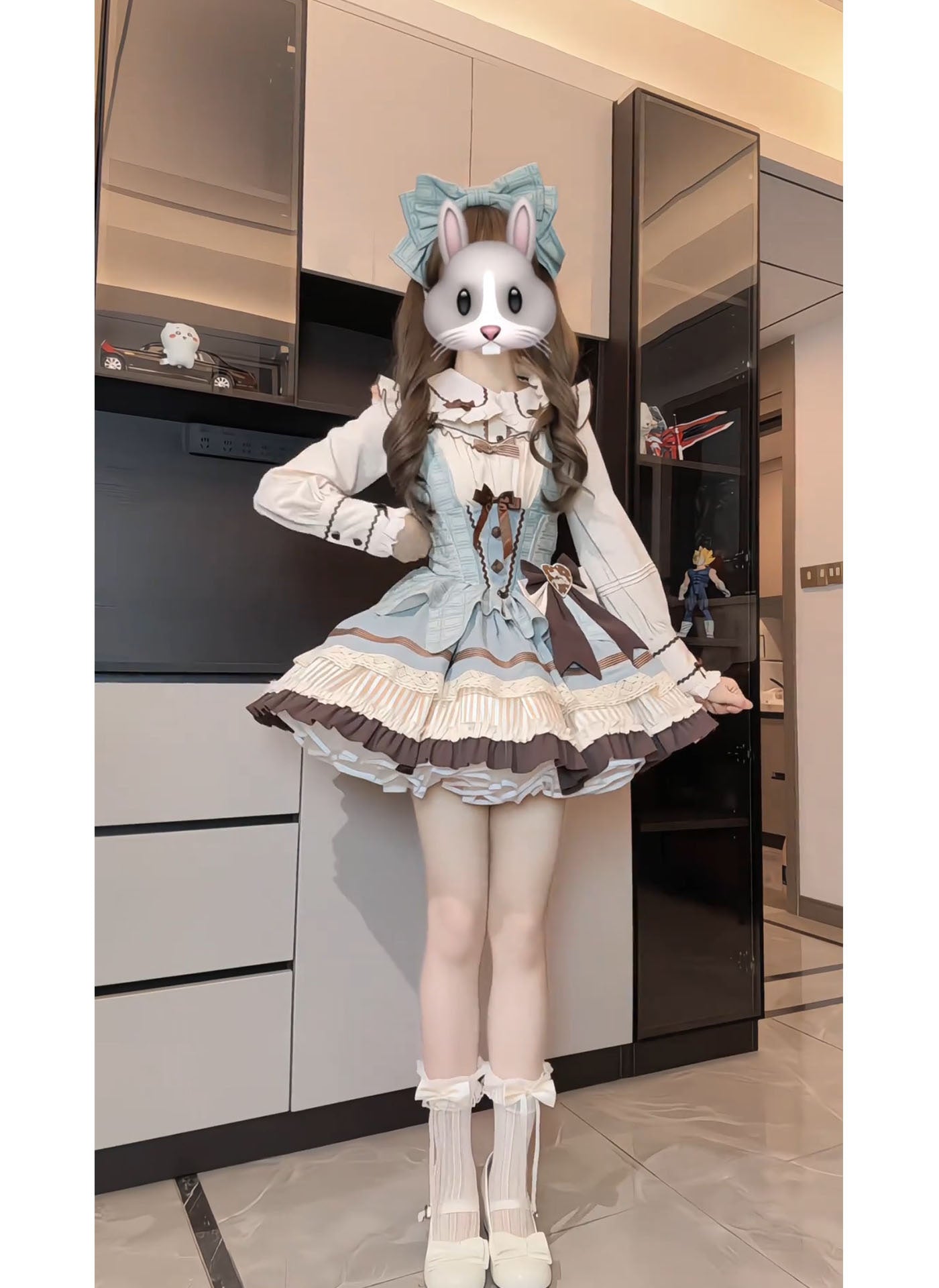 White Sugar Girl - Balletcore Sweet Lolita - Mint chocolate themed