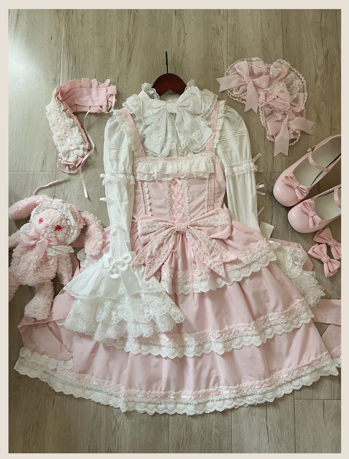 Tata Long Ear - Otome Heart - Vintage-inspired Sweet Lolita JSK