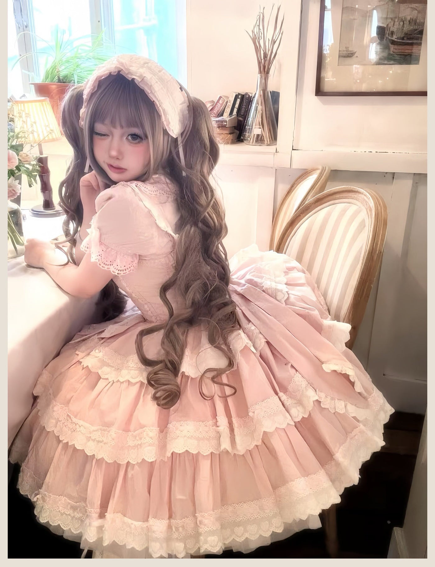 Tata Long Ear - Otome Heart - Vintage-inspired Sweet Lolita JSK