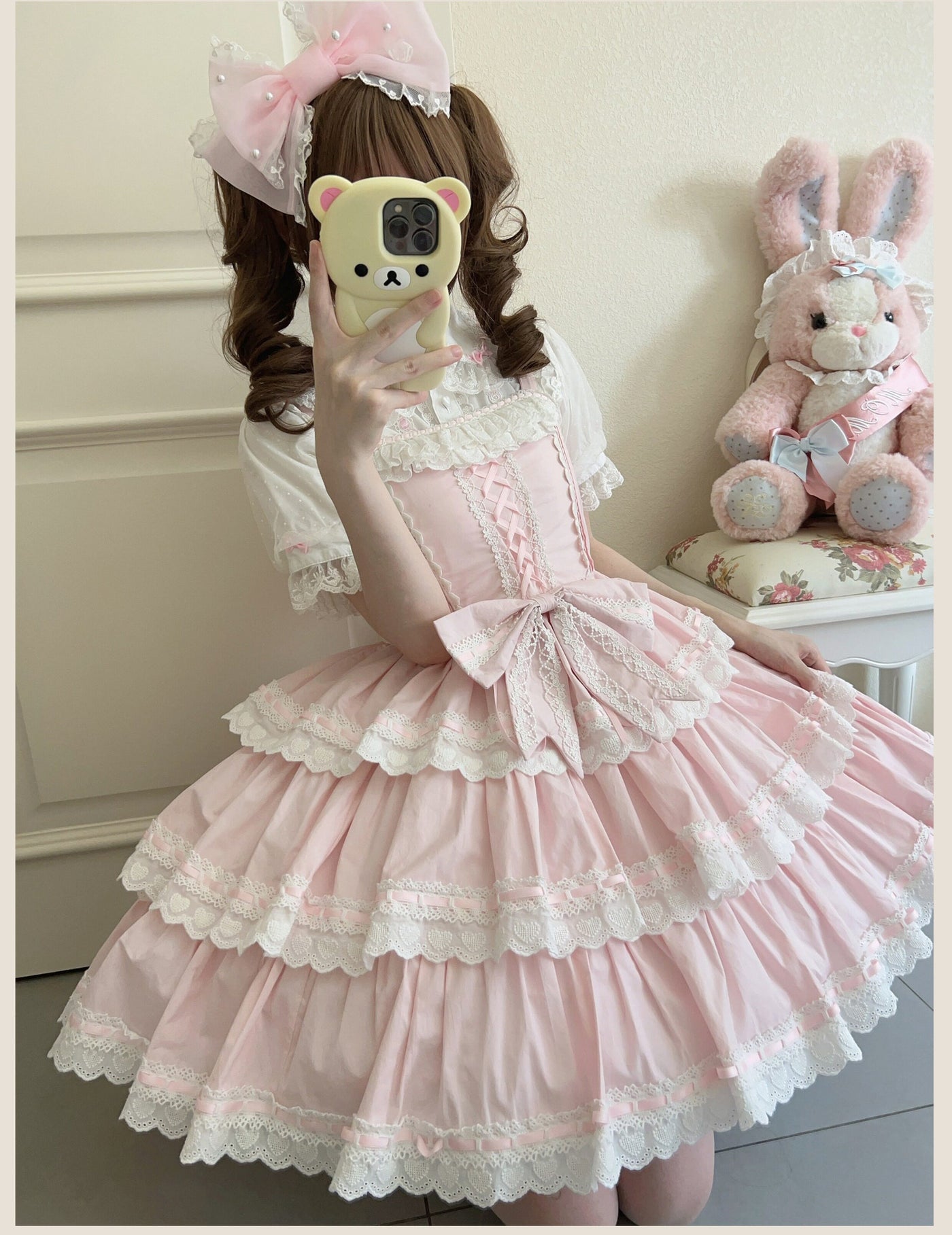 Tata Long Ear - Otome Heart - Vintage-inspired Sweet Lolita JSK