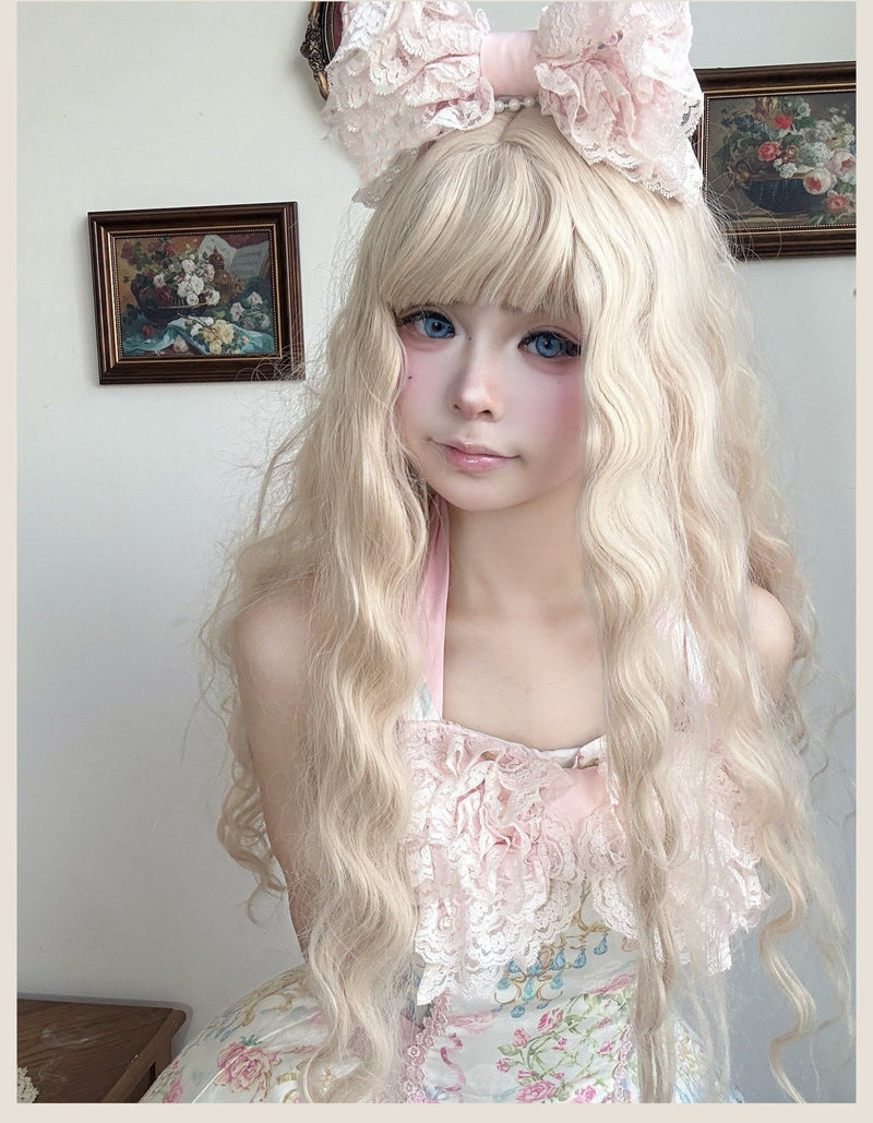 Tata Long Ear - 2025 Spring Vintage Floral Lolita - Tiered sweetheart