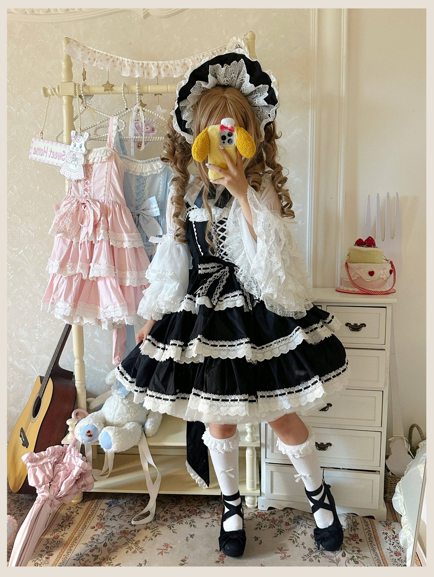 Tata Long Ear - Otome Heart - Vintage-inspired Sweet Lolita JSK