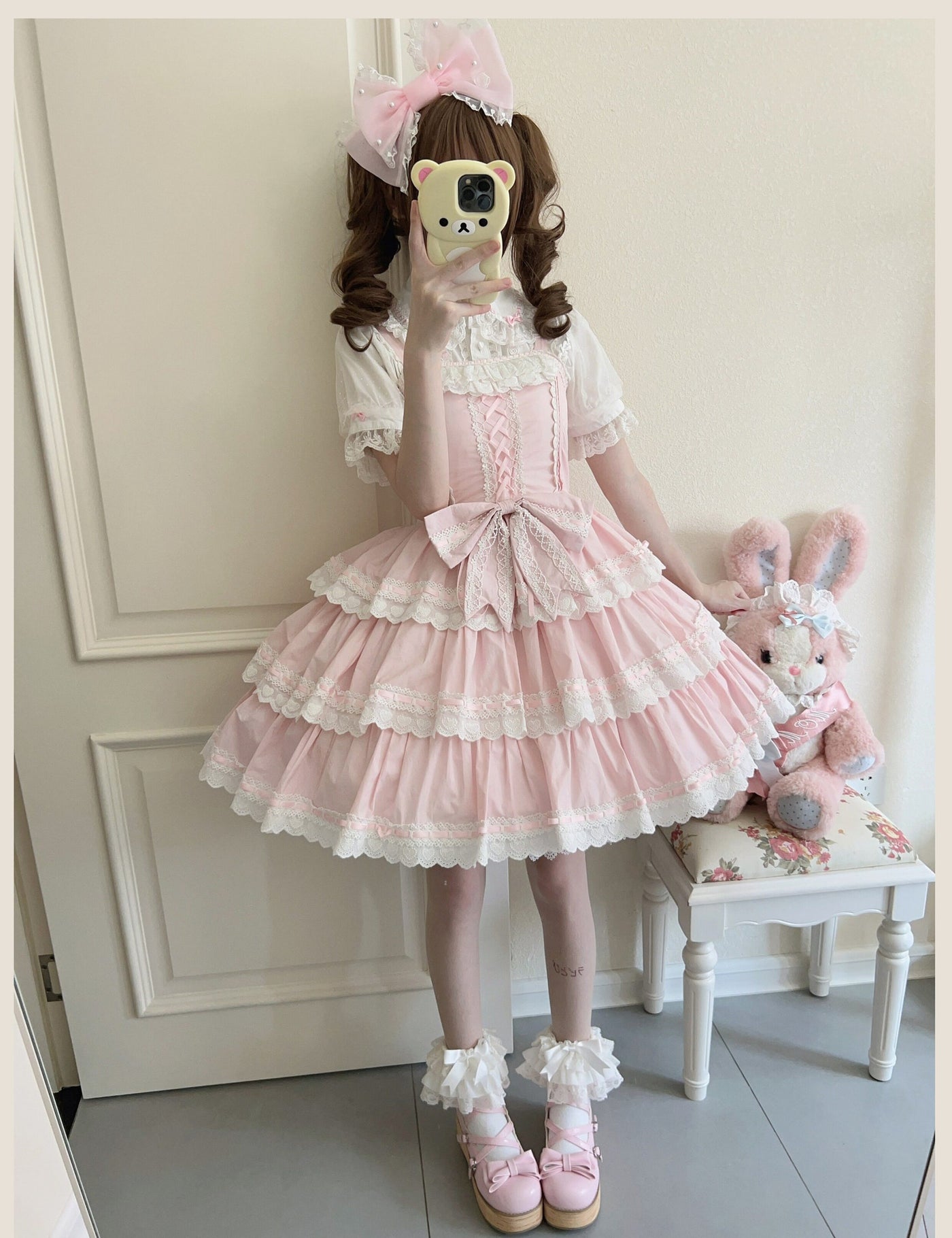 Tata Long Ear - Otome Heart - Vintage-inspired Sweet Lolita JSK