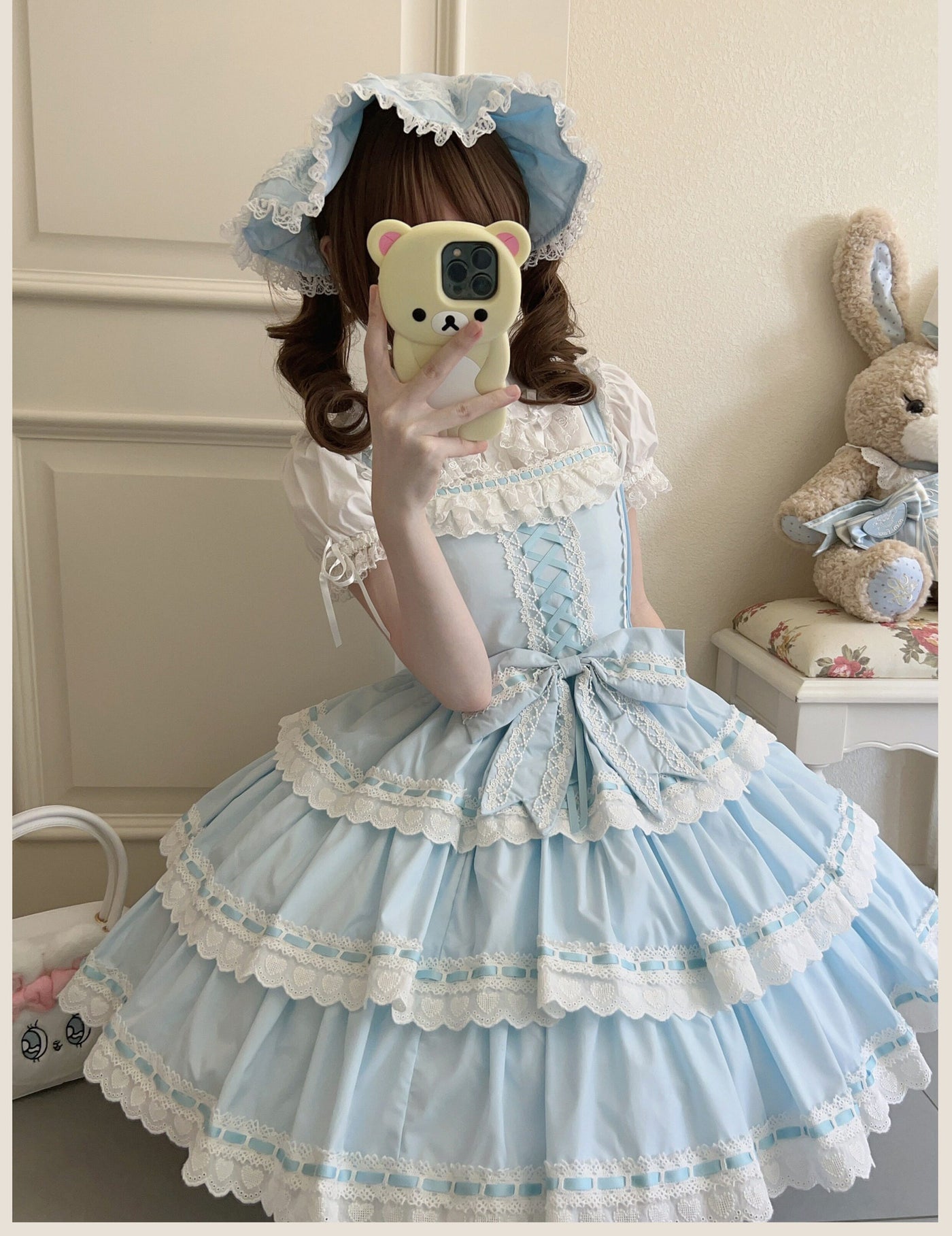 Tata Long Ear - Otome Heart - Vintage-inspired Sweet Lolita JSK