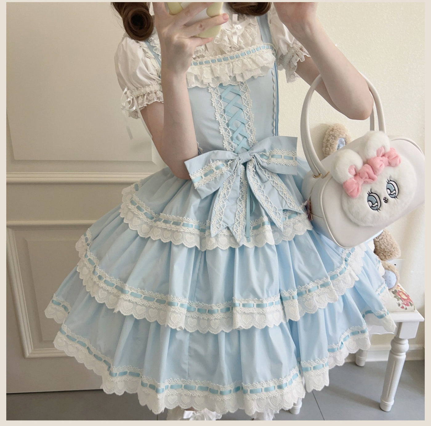 Tata Long Ear - Otome Heart - Vintage-inspired Sweet Lolita JSK