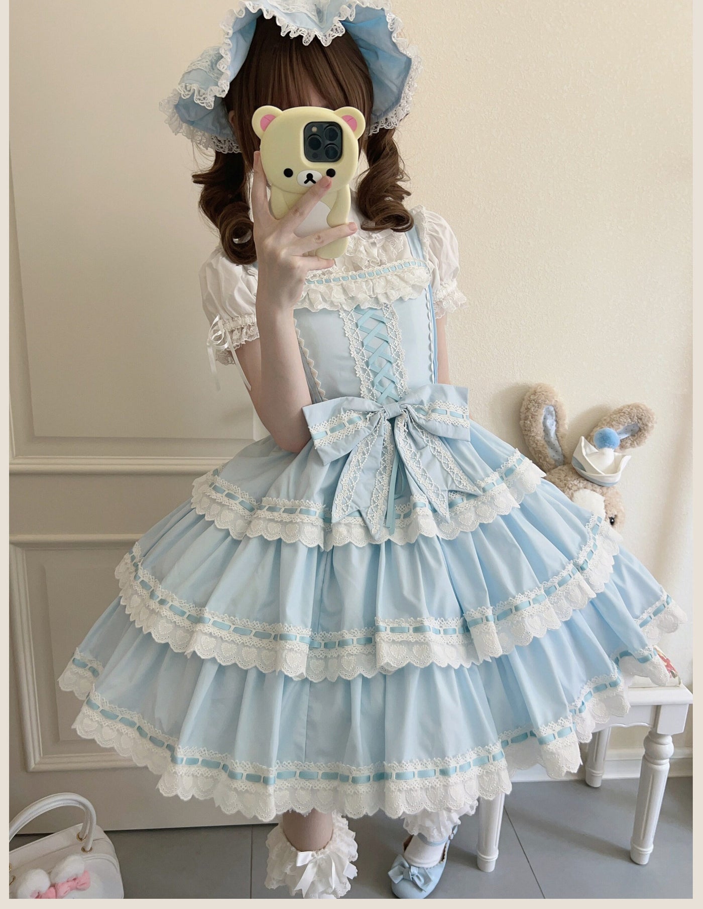 Tata Long Ear - Otome Heart - Vintage-inspired Sweet Lolita JSK
