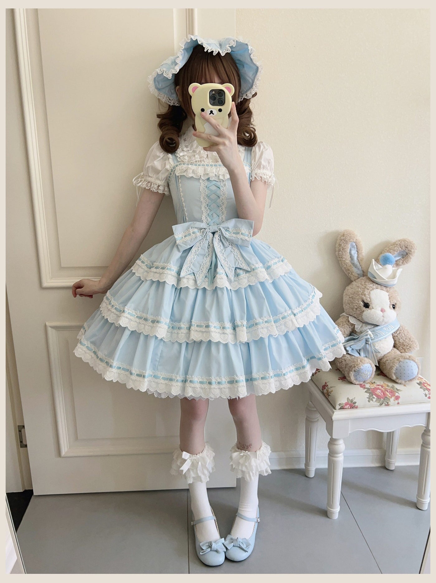 Tata Long Ear - Otome Heart - Vintage-inspired Sweet Lolita JSK