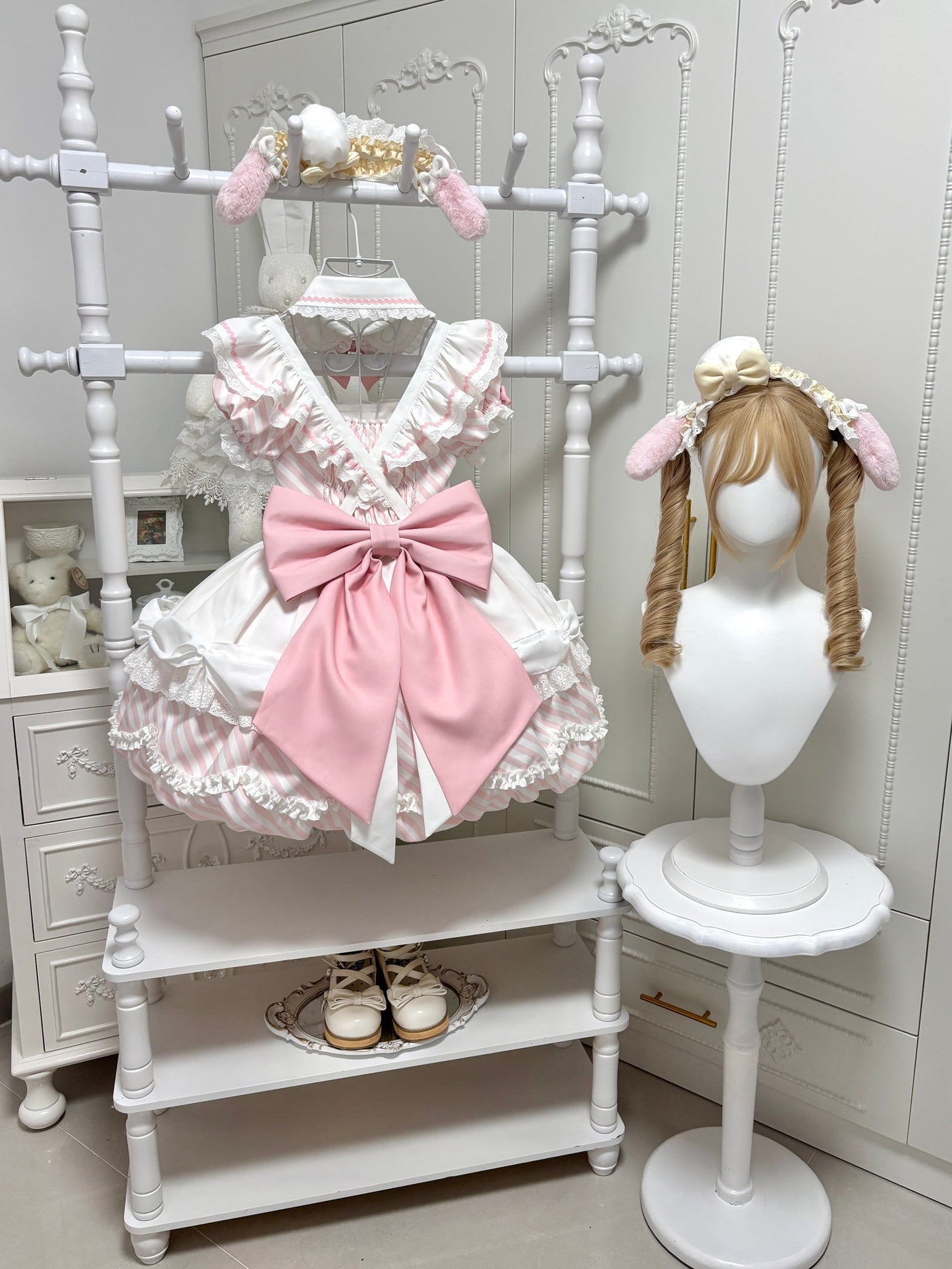 Sweet Tea Girl - Sweetheart Cake Lolita - Short-sleeved Sweet Lolita