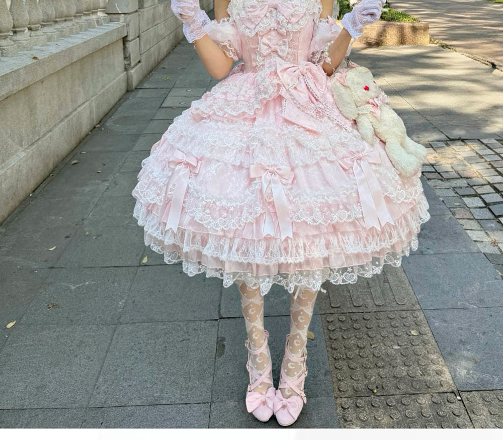 Pear Island Tea - Misty Moon Dream - Sweet Lolita JSK dress