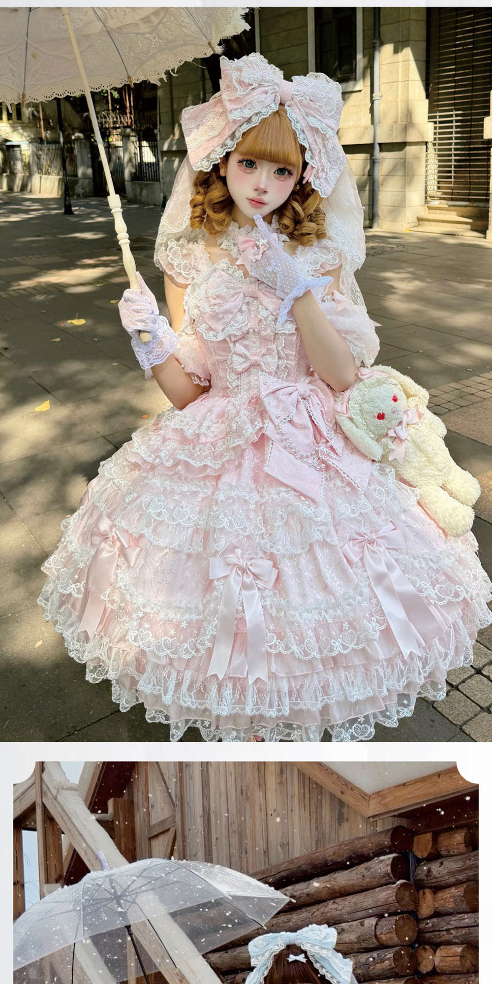 Pear Island Tea - Misty Moon Dream - Sweet Lolita JSK dress