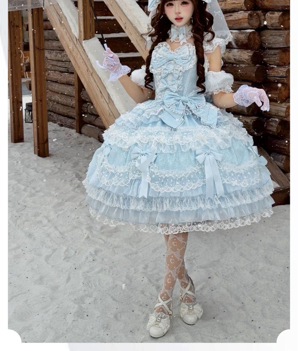 Pear Island Tea - Misty Moon Dream - Sweet Lolita JSK dress