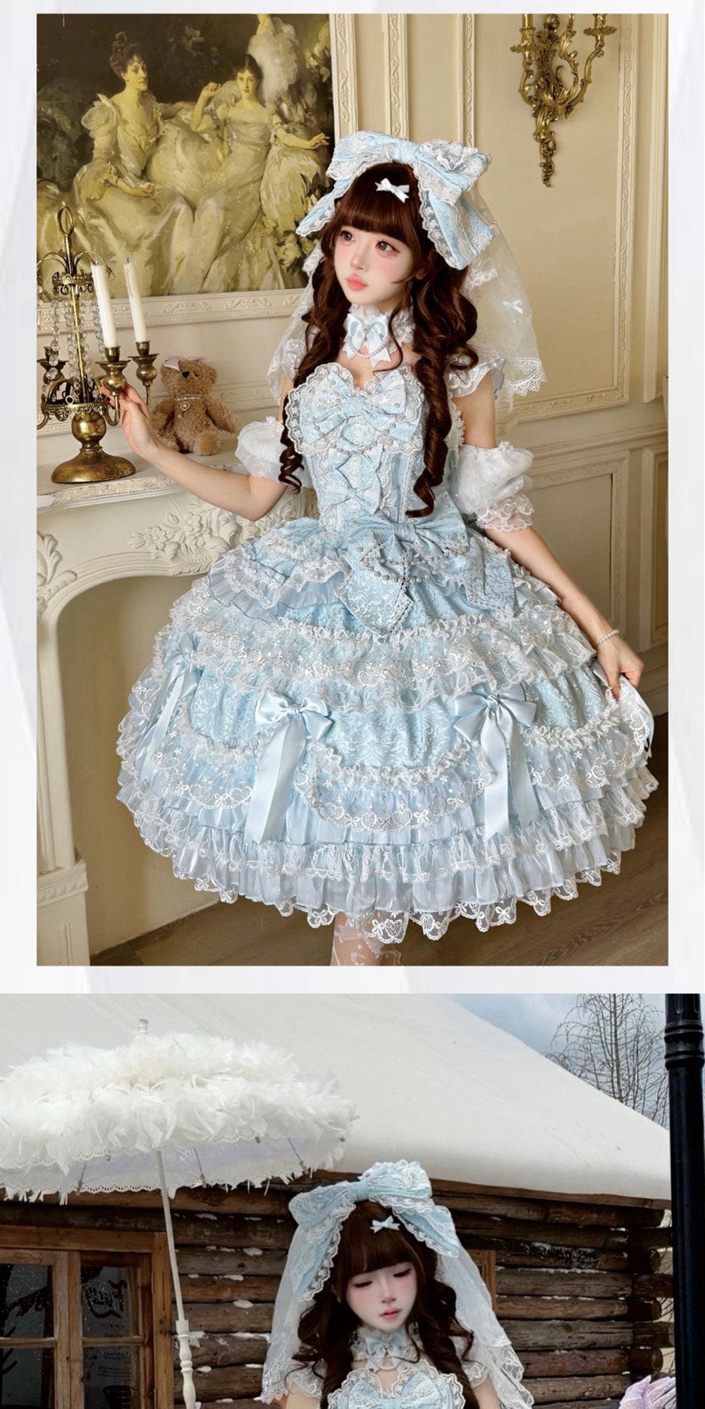 Pear Island Tea - Misty Moon Dream - Sweet Lolita JSK dress