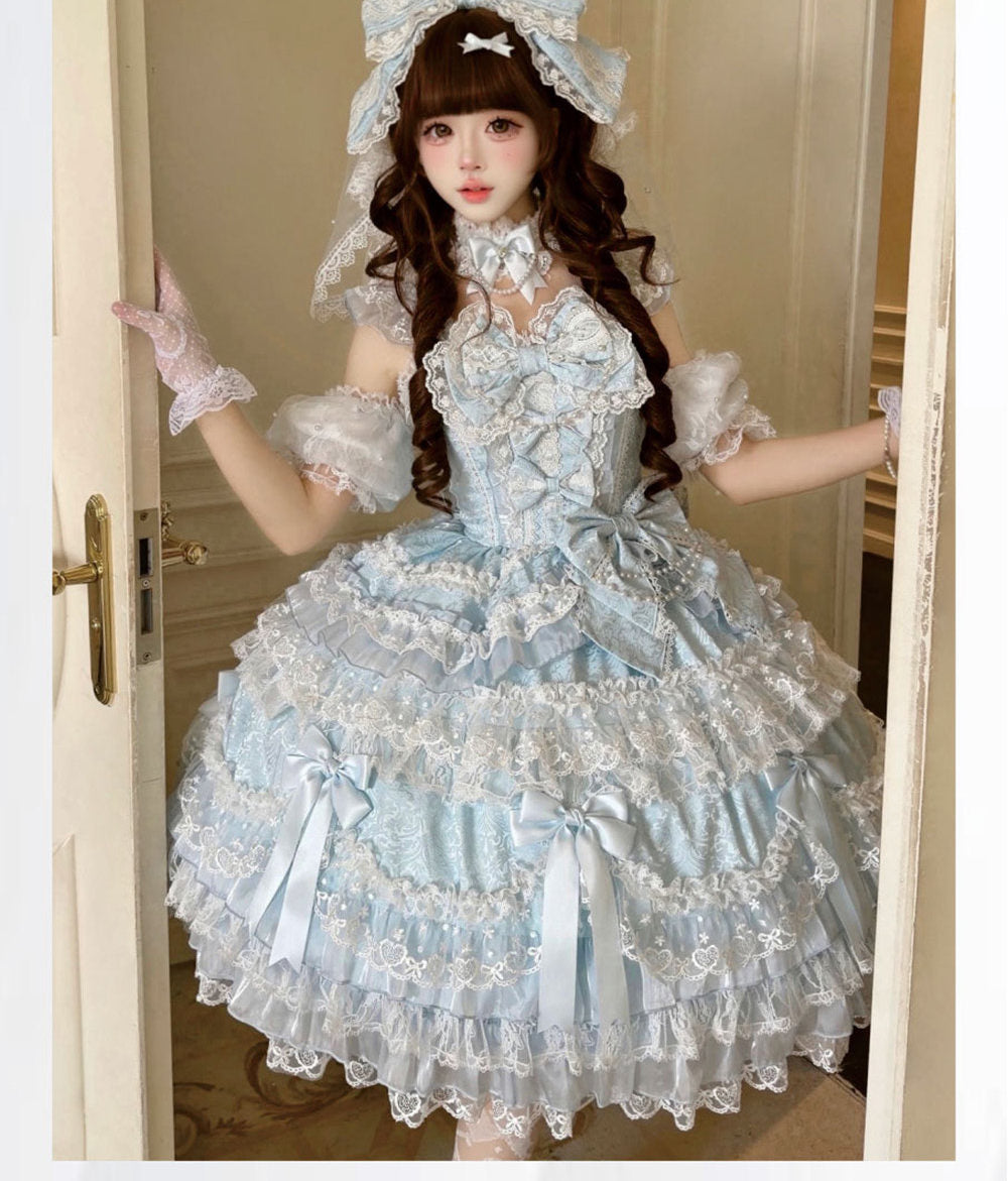 Pear Island Tea - Misty Moon Dream - Sweet Lolita JSK dress