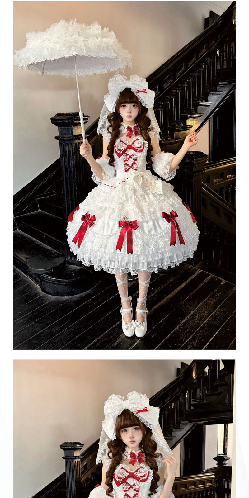 Pear Island Tea - Misty Moon Dream - Sweet Lolita JSK dress