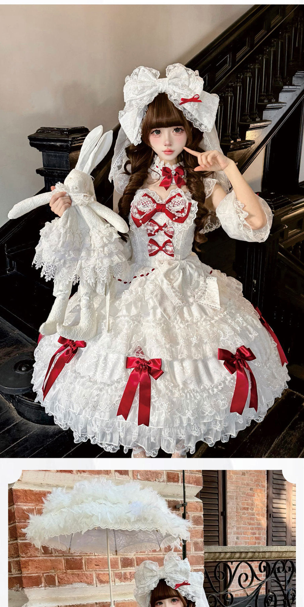 Pear Island Tea - Misty Moon Dream - Sweet Lolita JSK dress