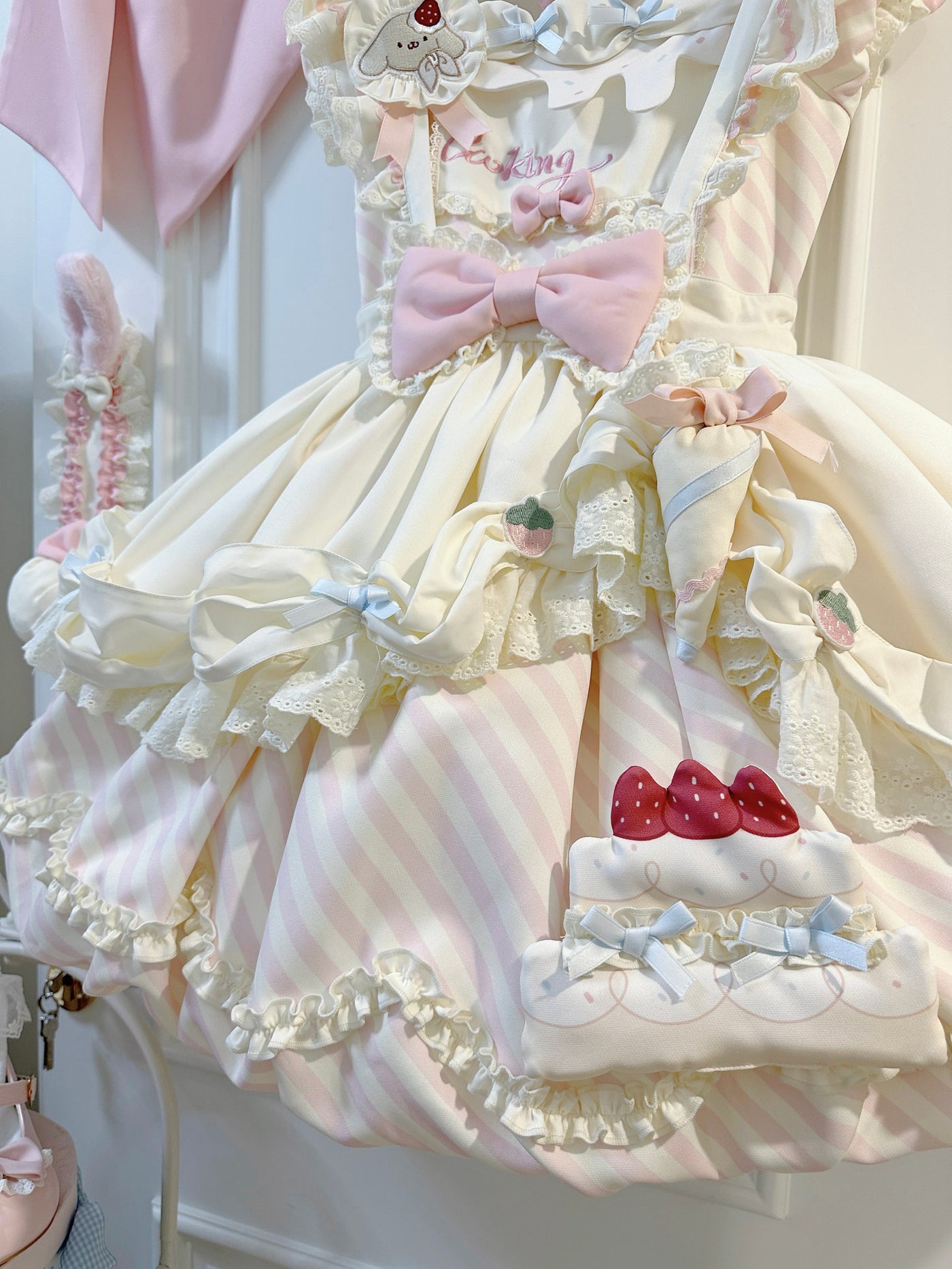 Sweet Tea Girl - Sweetheart Cake Lolita - Short-sleeved Sweet Lolita