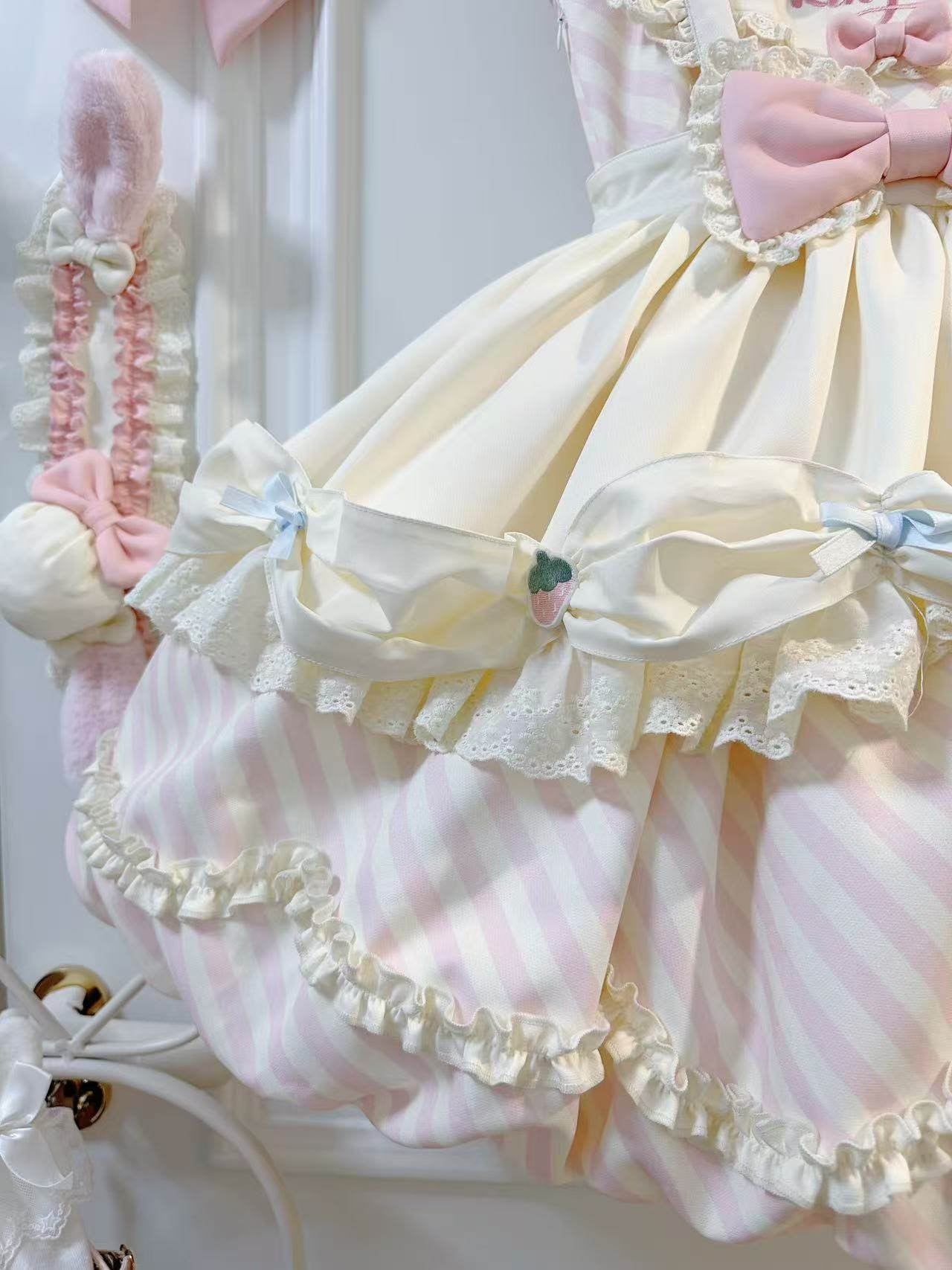 Sweet Tea Girl - Sweetheart Cake Lolita - Short-sleeved Sweet Lolita