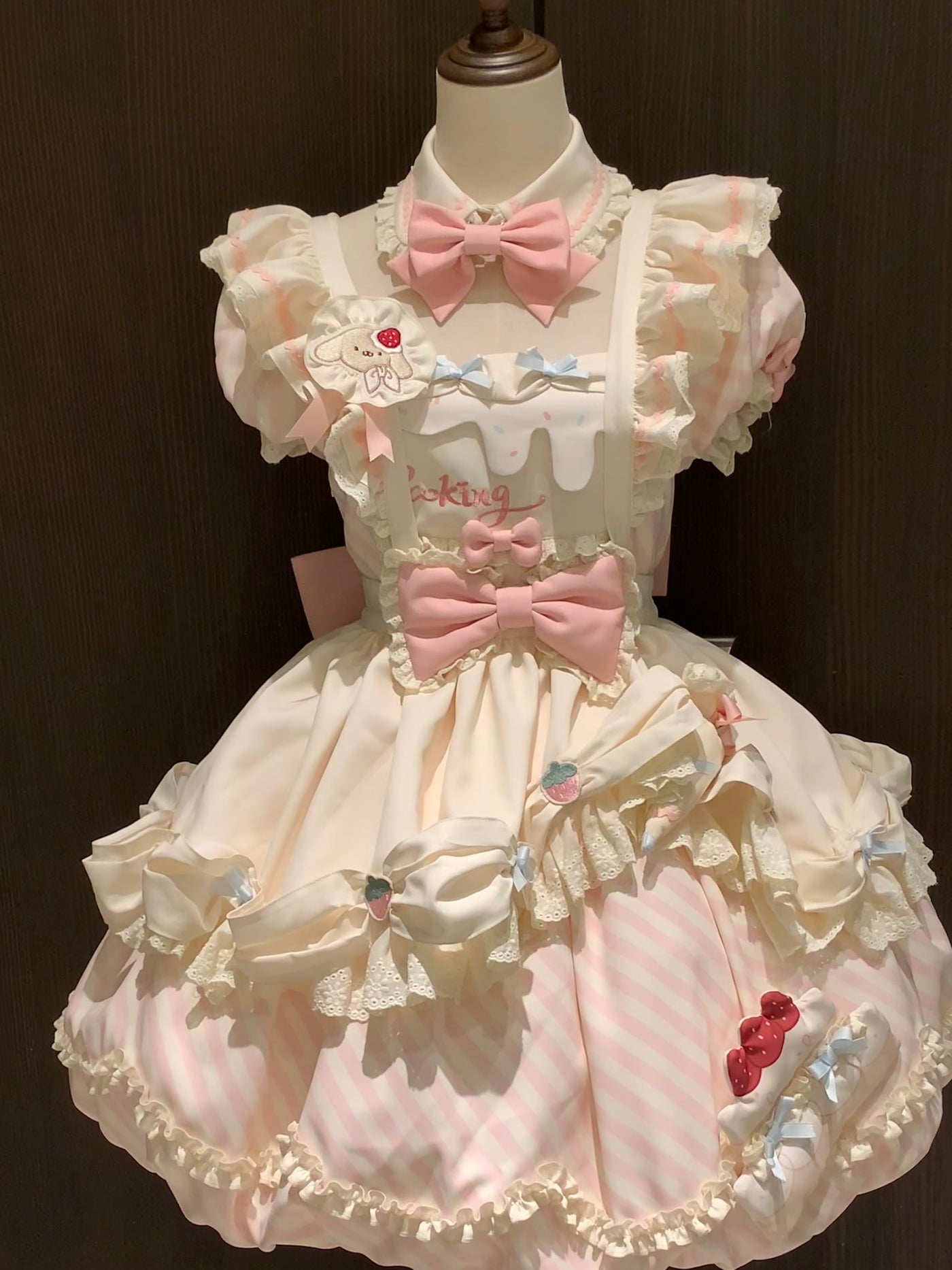 Sweet Tea Girl - Sweetheart Cake Lolita - Short-sleeved Sweet Lolita