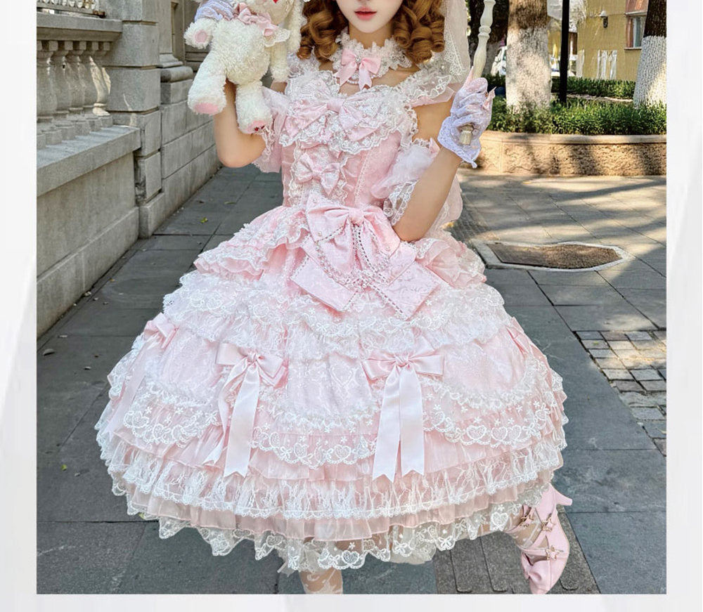 Pear Island Tea - Misty Moon Dream - Sweet Lolita JSK dress
