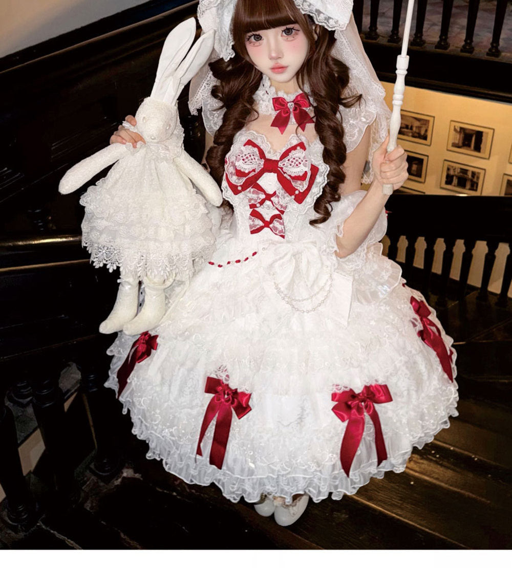 Pear Island Tea - Misty Moon Dream - Sweet Lolita JSK dress