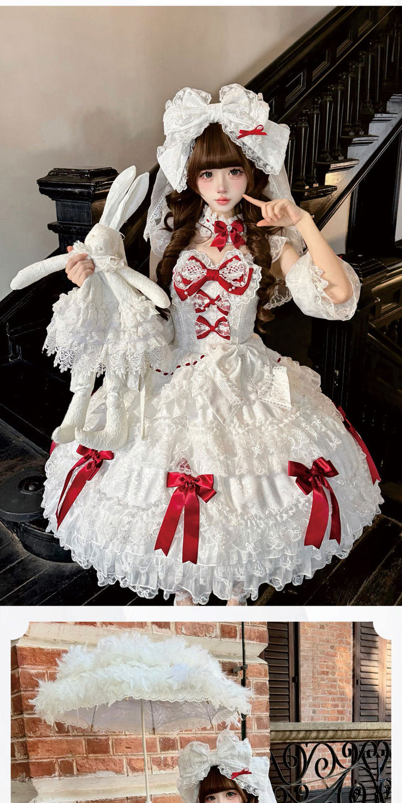 Pear Island Tea - Misty Moon Dream - Sweet Lolita JSK dress