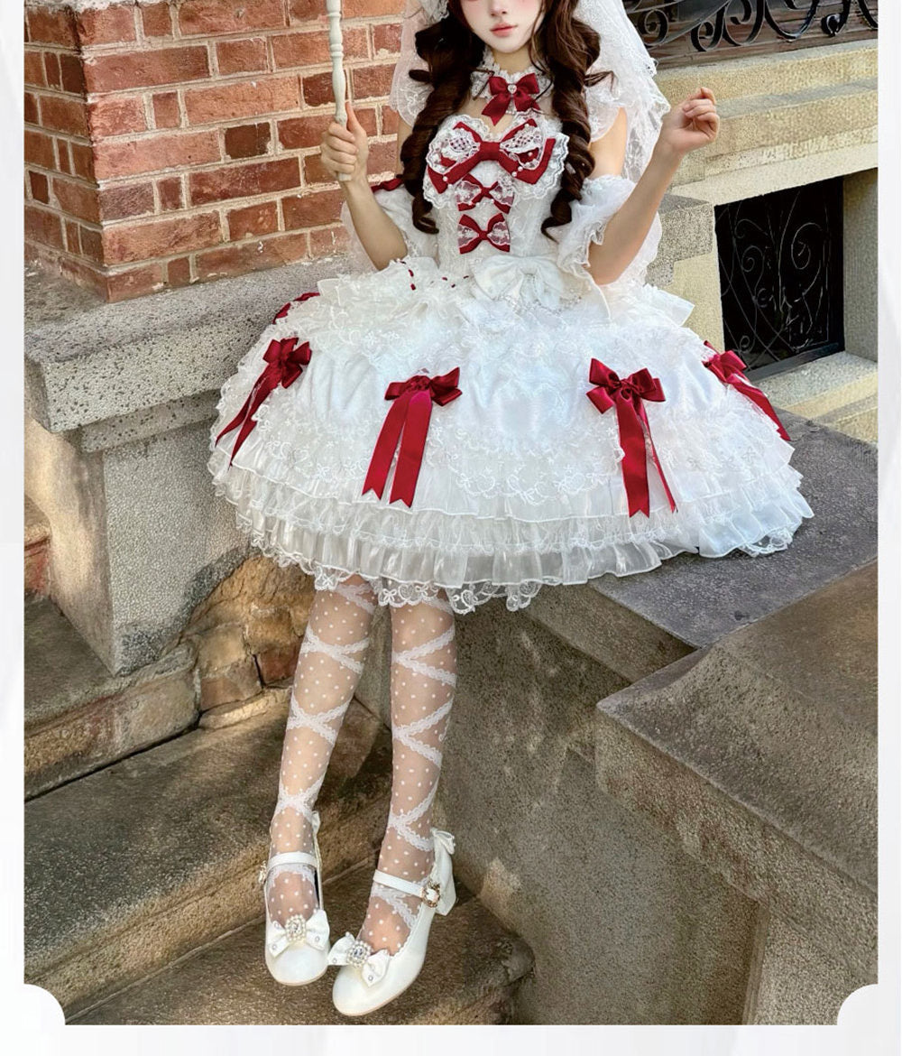 Pear Island Tea - Misty Moon Dream - Sweet Lolita JSK dress