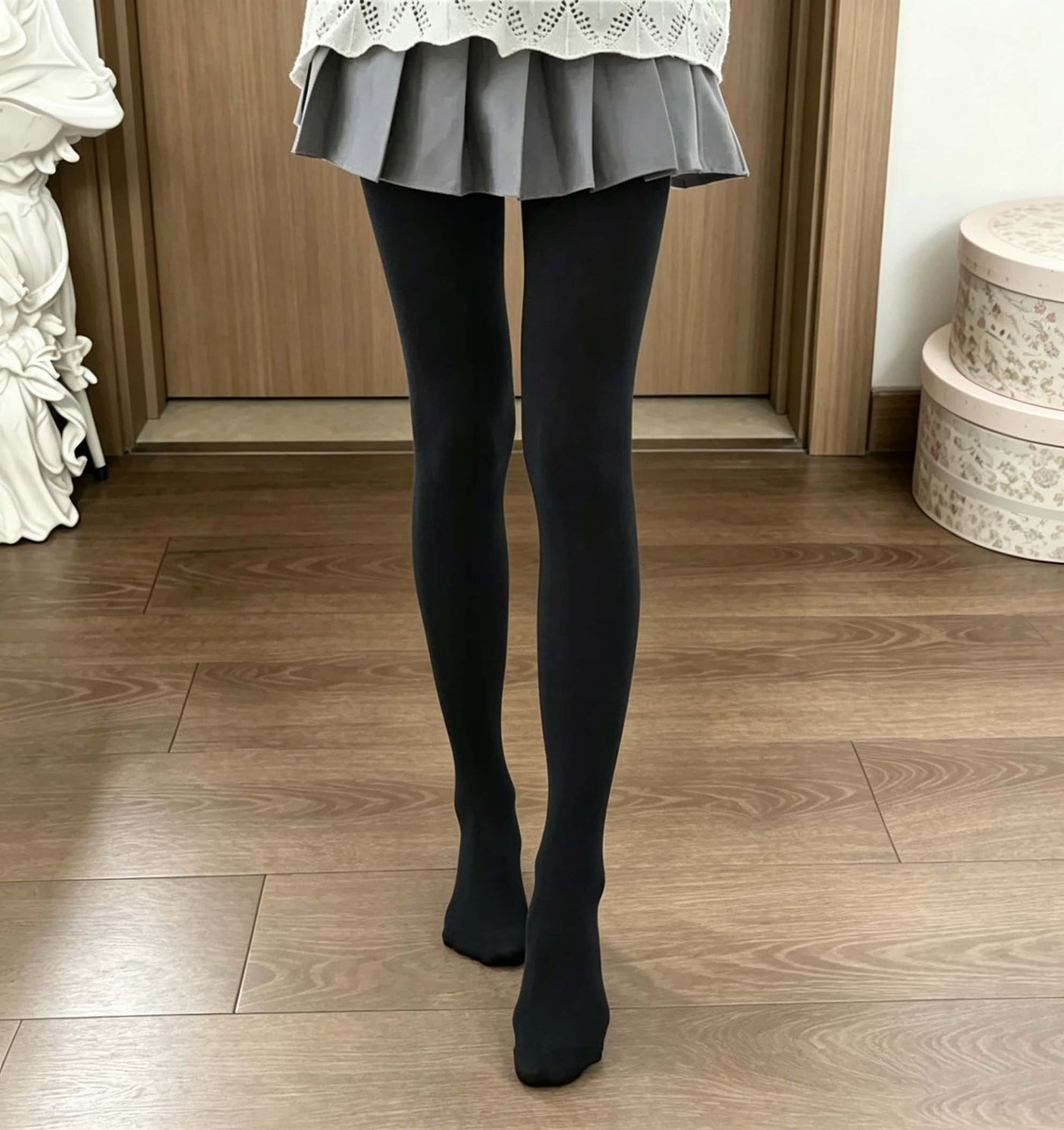 Fantasy Doll - 80D Velvet - Tights and Thigh-High Socks