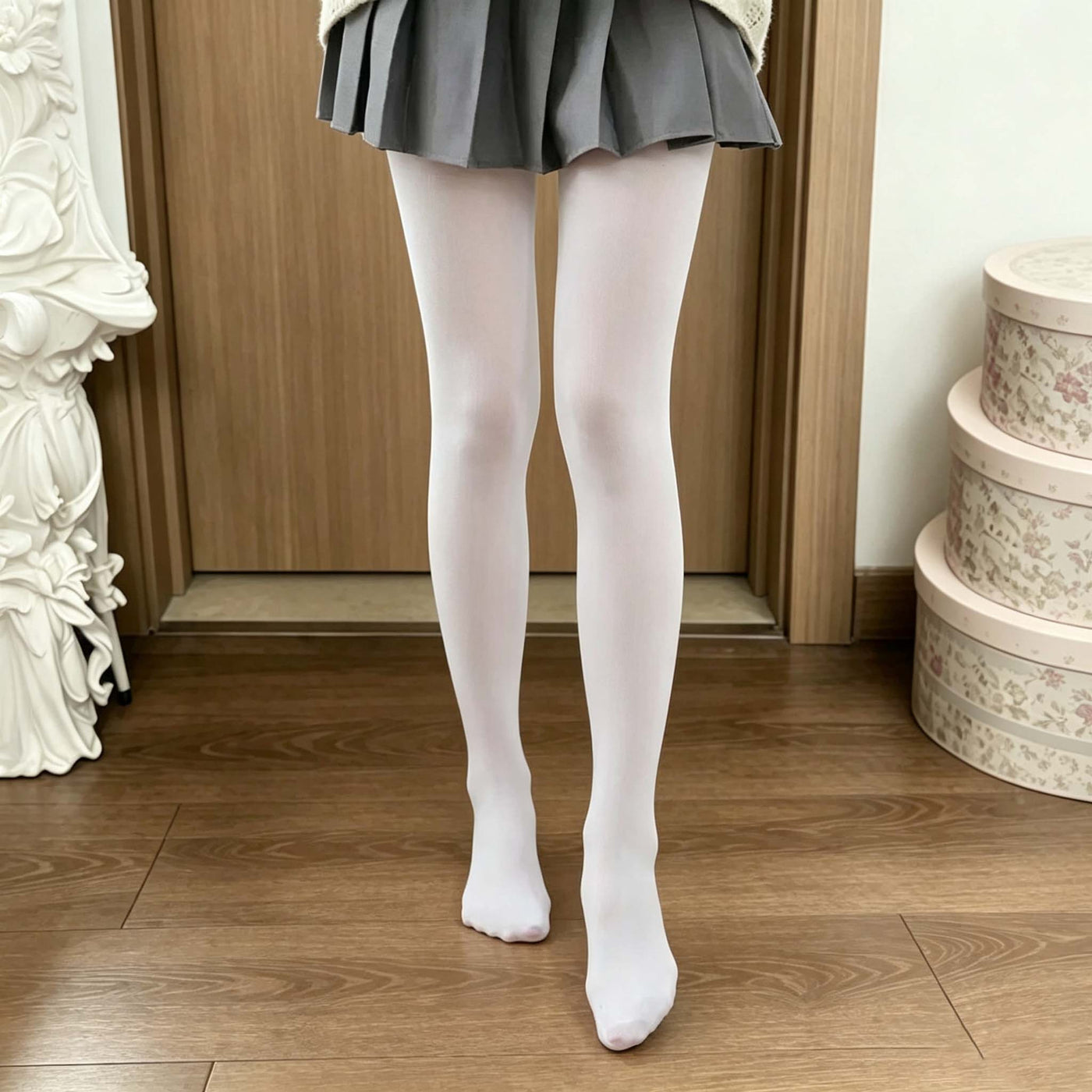 Fantasy Doll - 80D Velvet - Tights and Thigh-High Socks