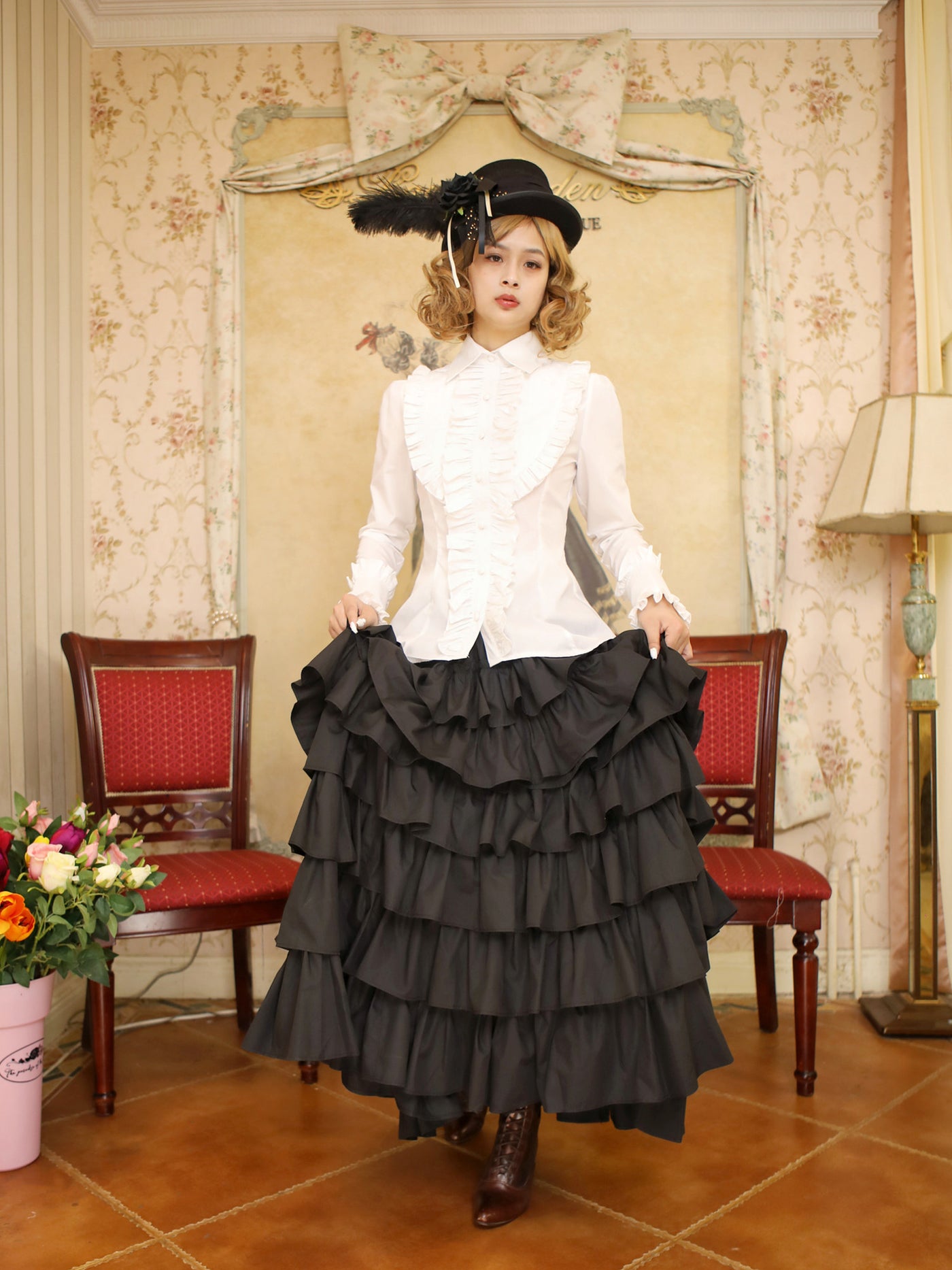 LACE GARDEN - Victorian Ruffle - Separates Set