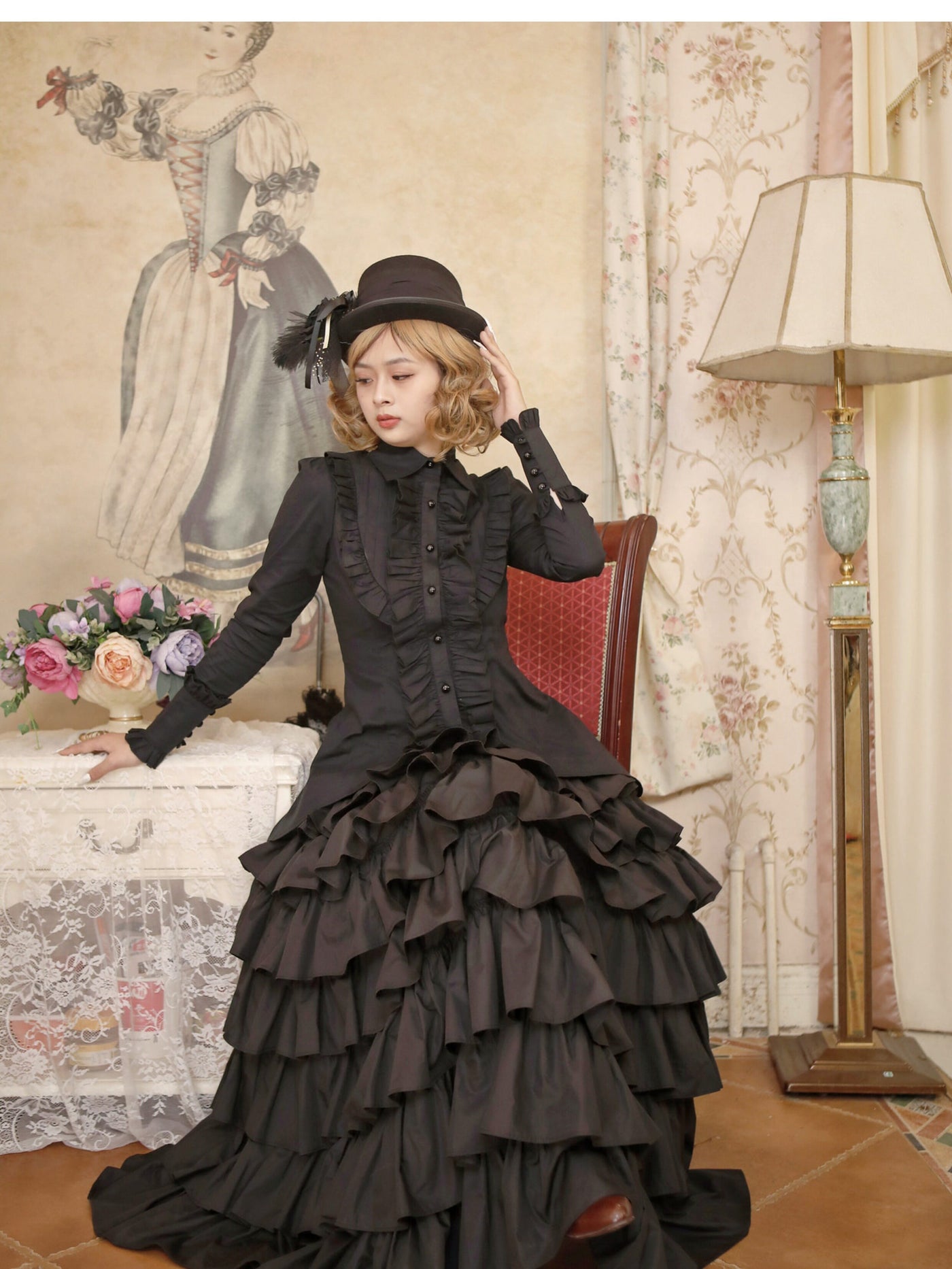 LACE GARDEN - Victorian Ruffle - Separates Set