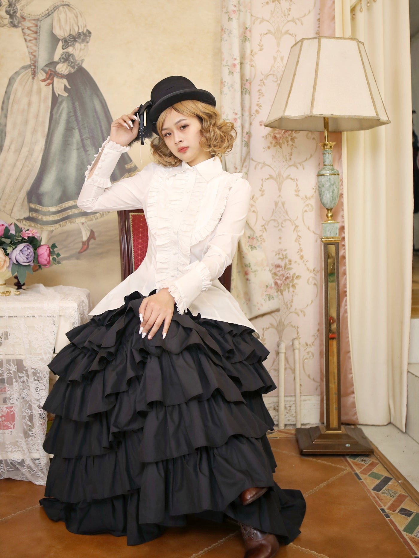 LACE GARDEN - Victorian Ruffle - Separates Set
