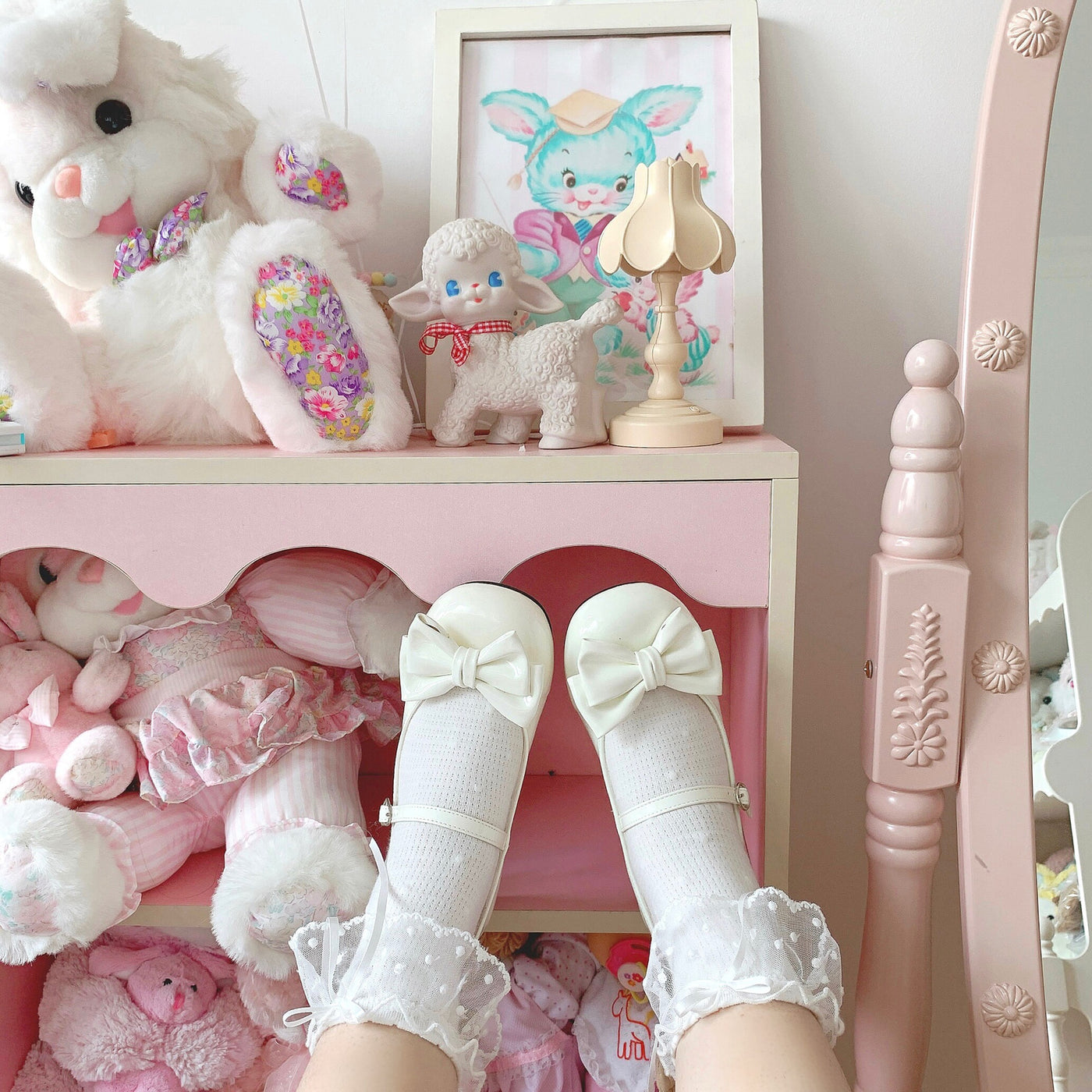 Tata Long Ear - Long Ear Manor - Bow Mary Jane Shoes