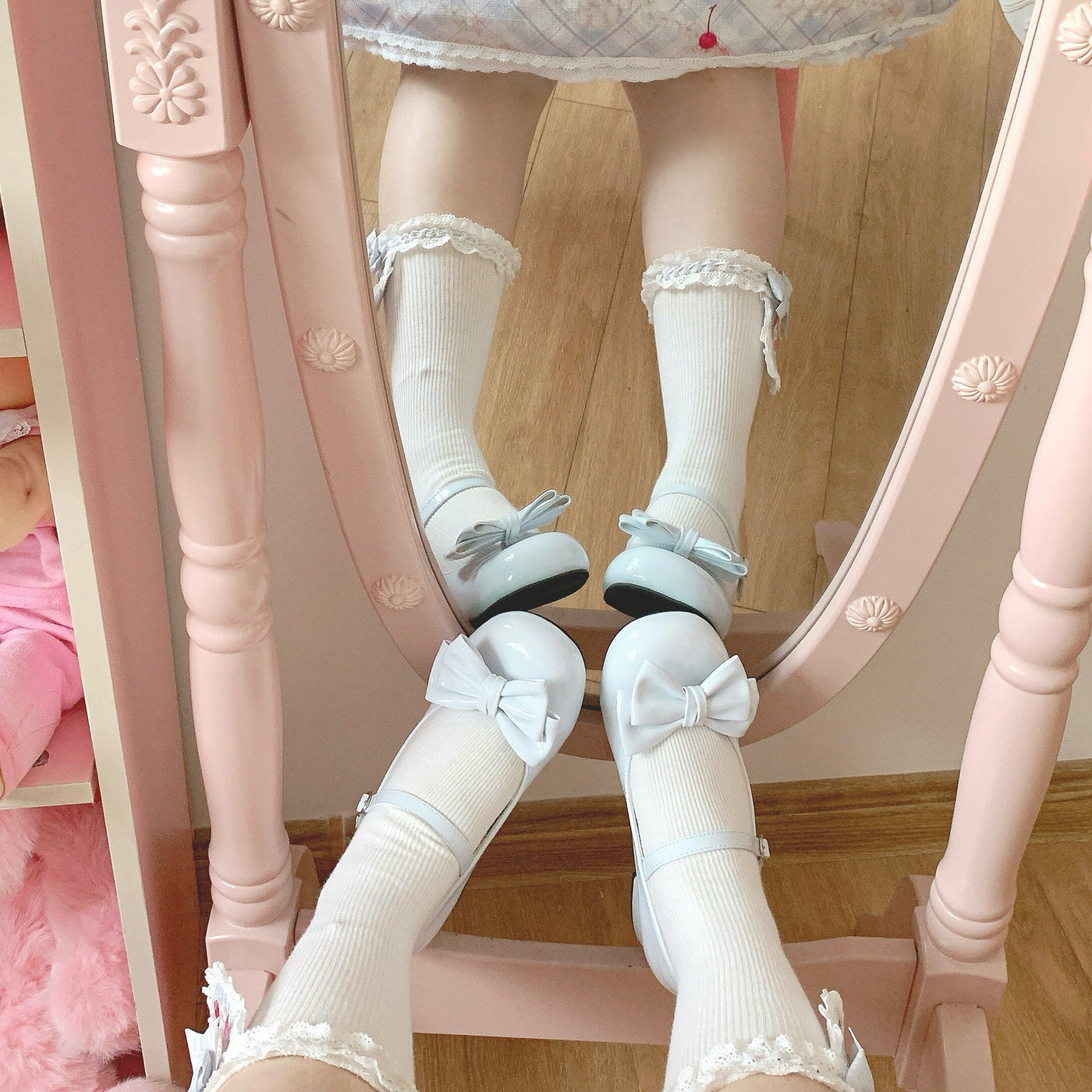 Tata Long Ear - Long Ear Manor - Bow Mary Jane Shoes