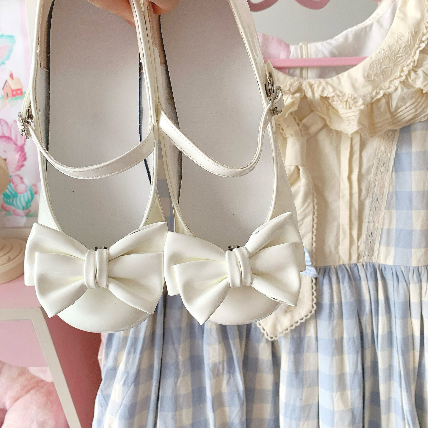 Tata Long Ear - Long Ear Manor - Bow Mary Jane Shoes