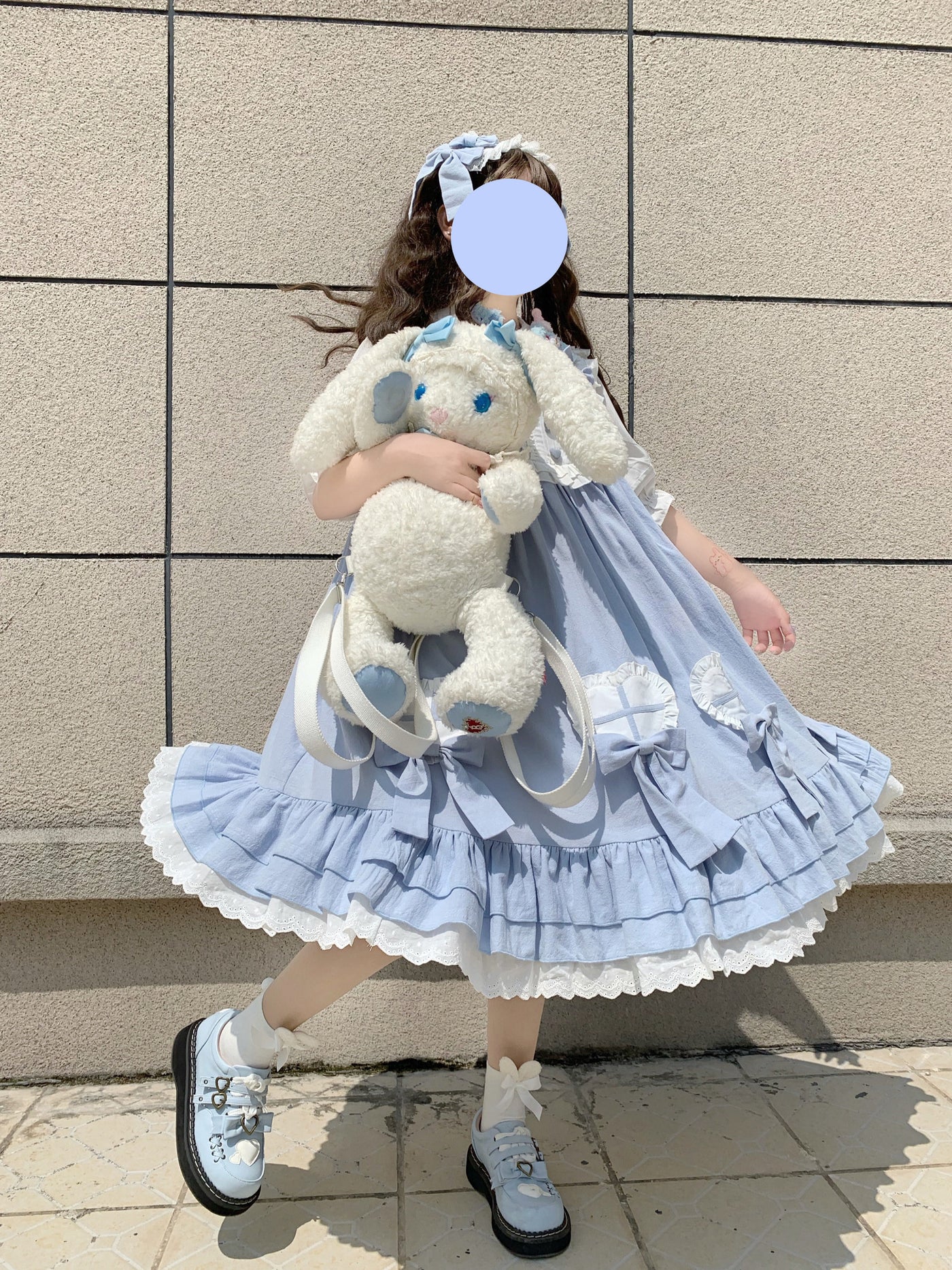 Tata Long Ear - Cute Ghost - Solid-Colour JSK Dress
