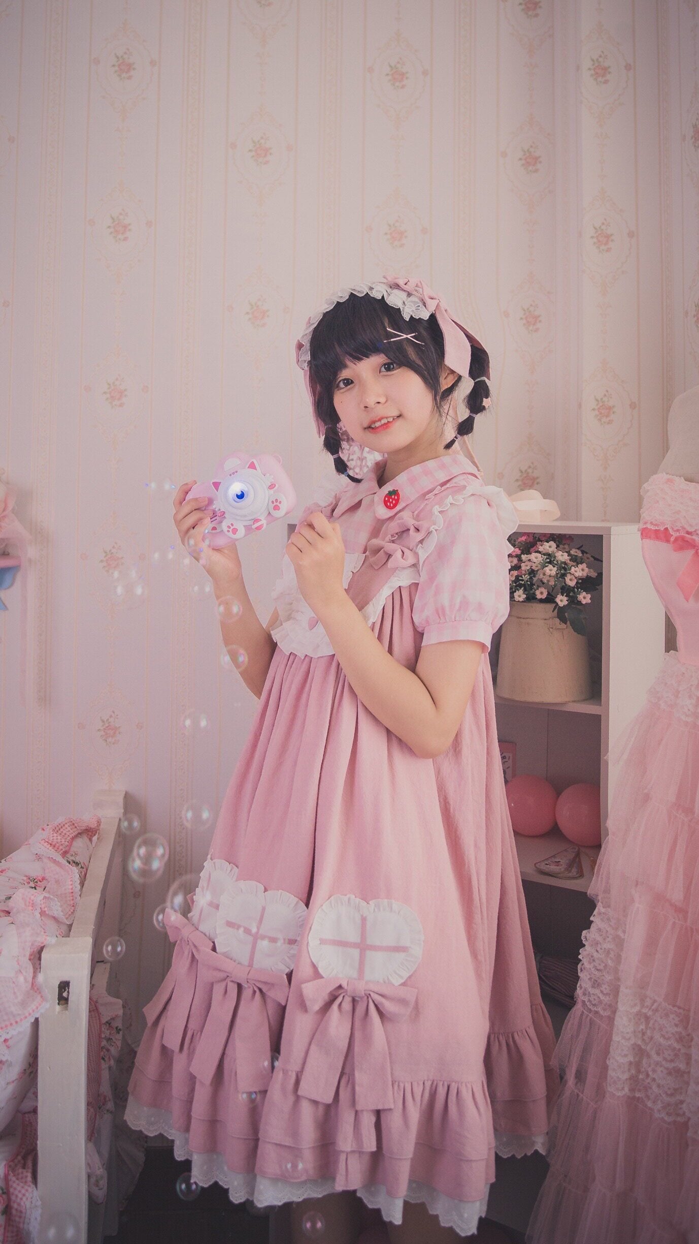 Tata Long Ear - Cute Ghost - Solid-Colour JSK Dress