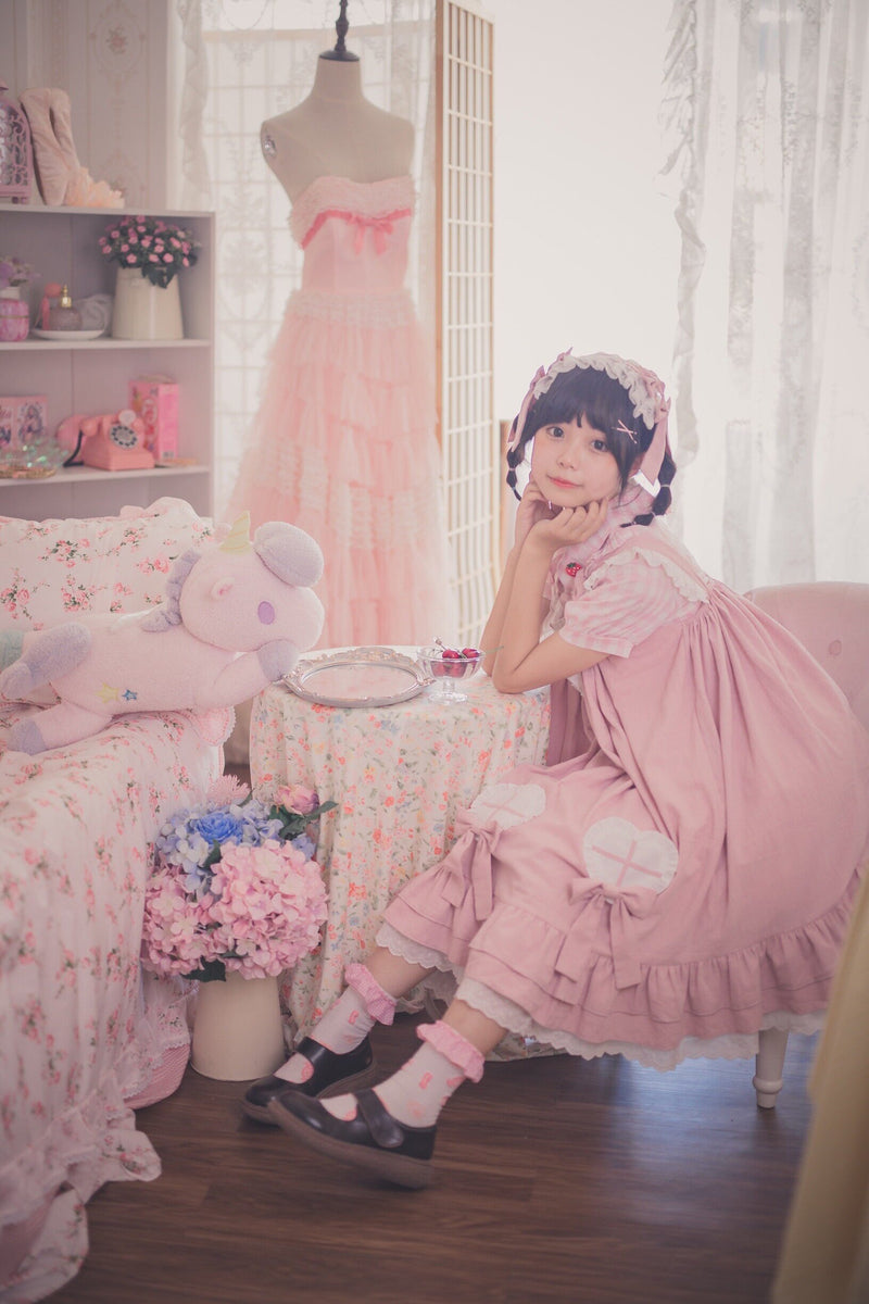 Tata Long Ear - Cute Ghost - Solid-Colour JSK Dress