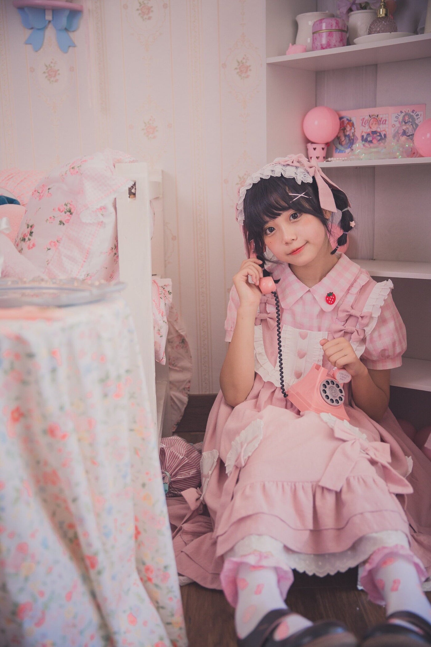 Tata Long Ear - Cute Ghost - Solid-Colour JSK Dress