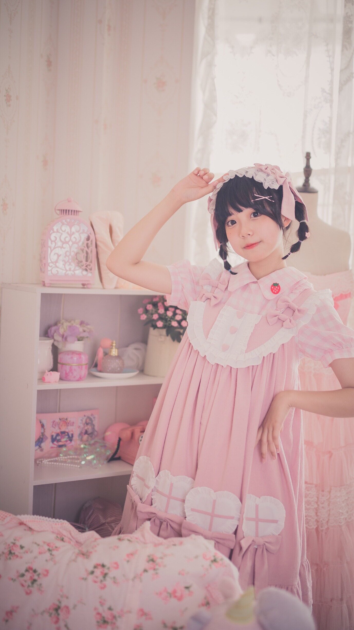 Tata Long Ear - Cute Ghost - Solid-Colour JSK Dress