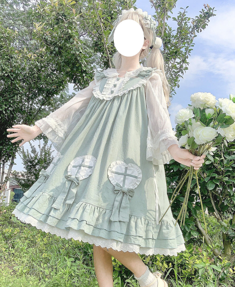 Tata Long Ear - Cute Ghost - Solid-Colour JSK Dress