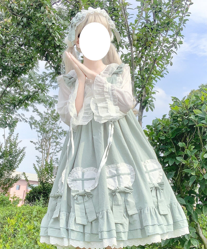 Tata Long Ear - Cute Ghost - Solid-Colour JSK Dress